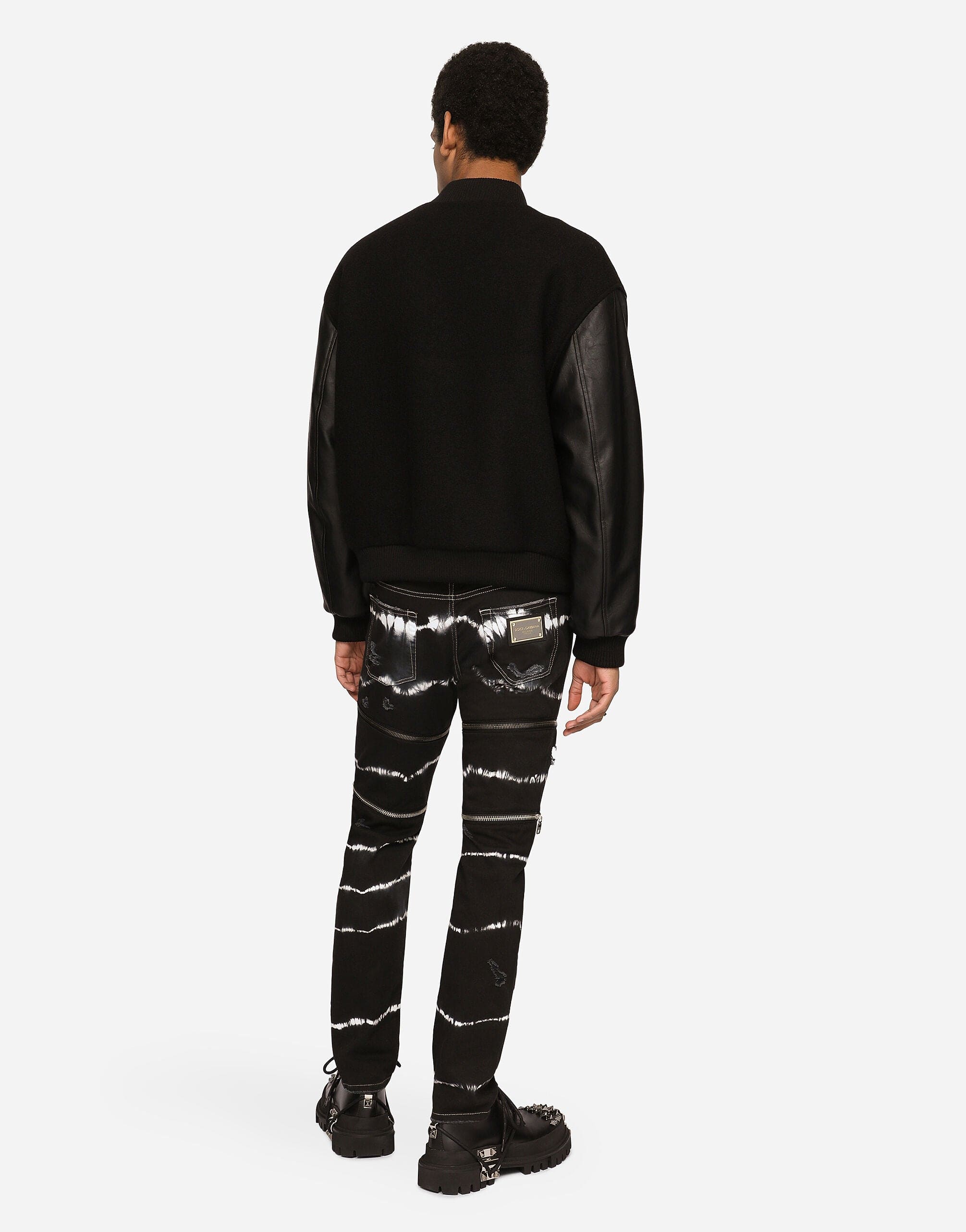 Dolce & Gabbana ウールブレンドロゴプレートジャケット