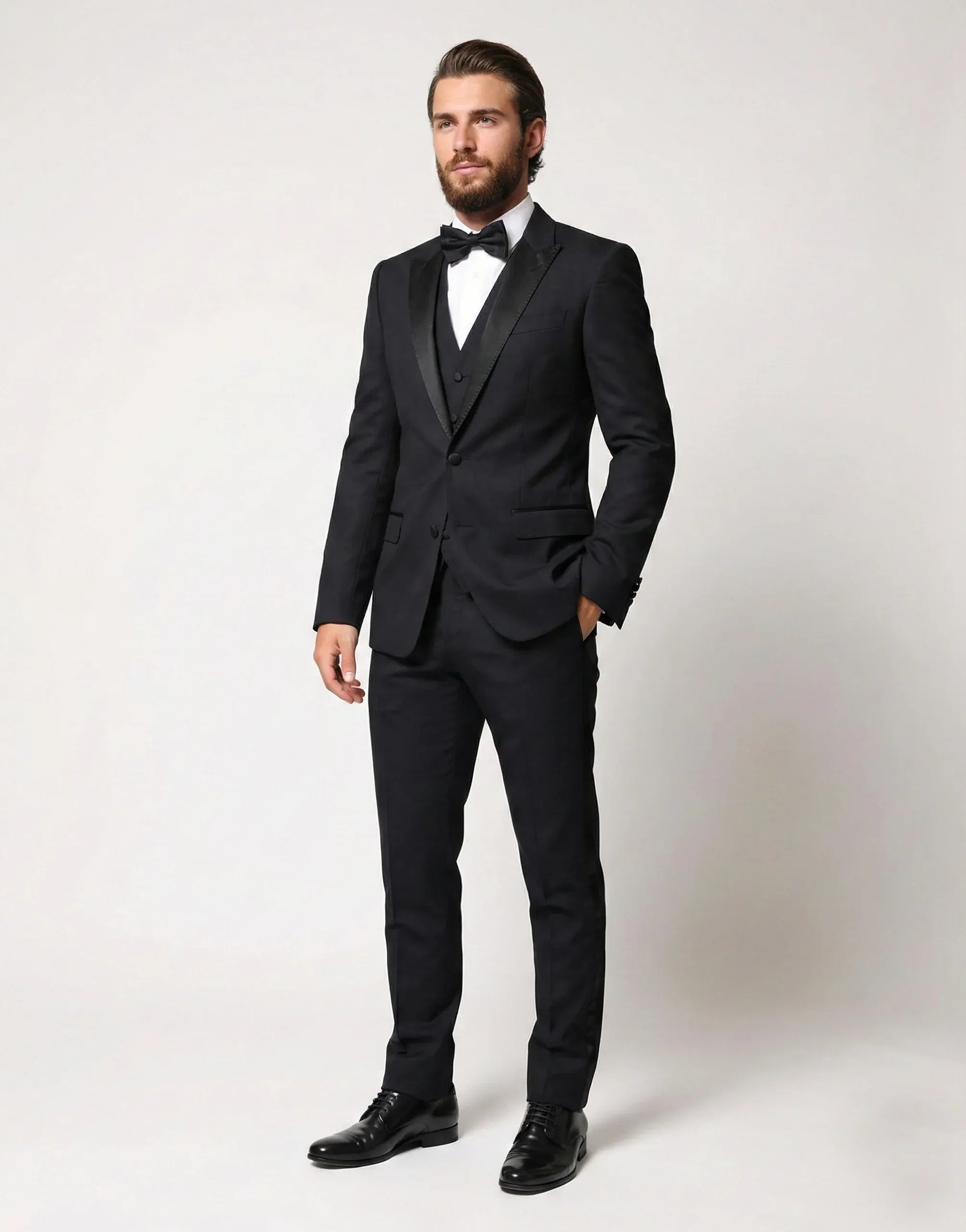 Dolce & Gabbana 羊毛混纺三件套西装| Sendegaro TH