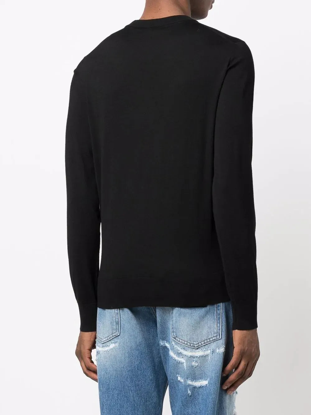 Dolce & Gabbana Dolce & Gabbana Wool Embroidered-Logo Sweater