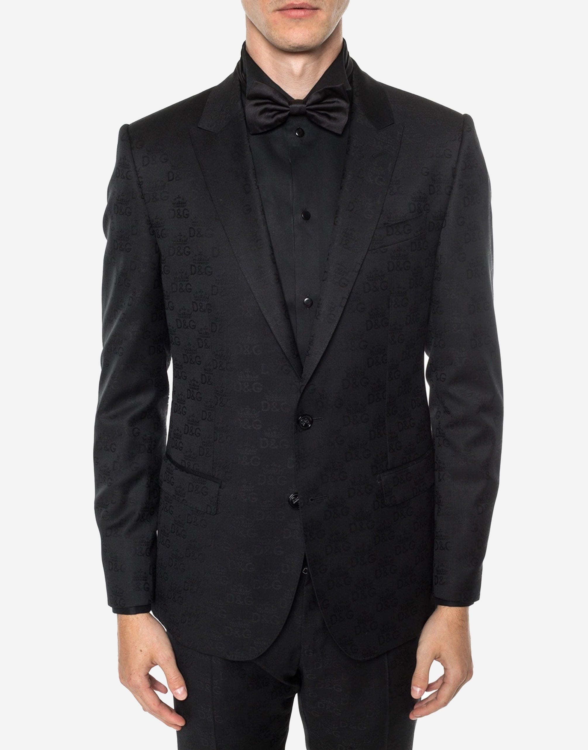 Dolce & Gabbana Wool Jacquard Martini-Fit Jacket | Sendegaro BR Dolce & Gabbana Wool Jacquard Martini-Fit Jacket | Sendegaro BR