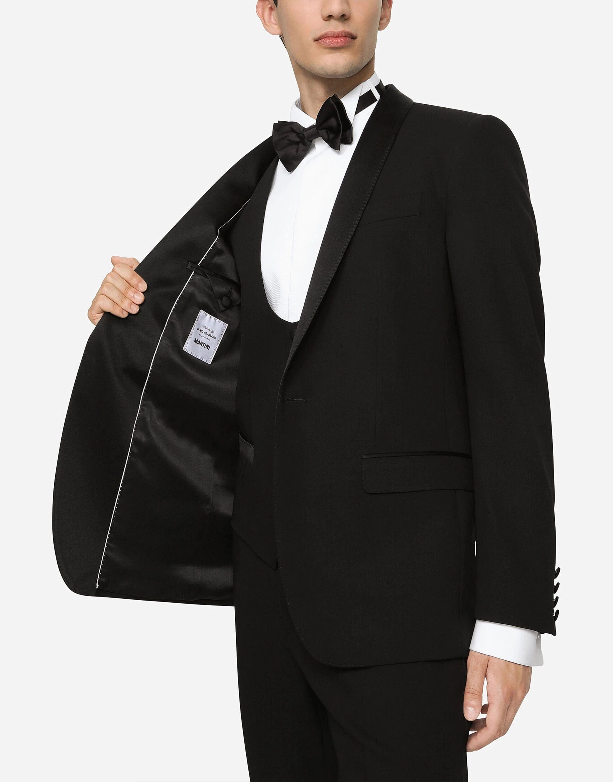 Dolce & Gabbana Wool Martini-Fit Tuxedo Suit