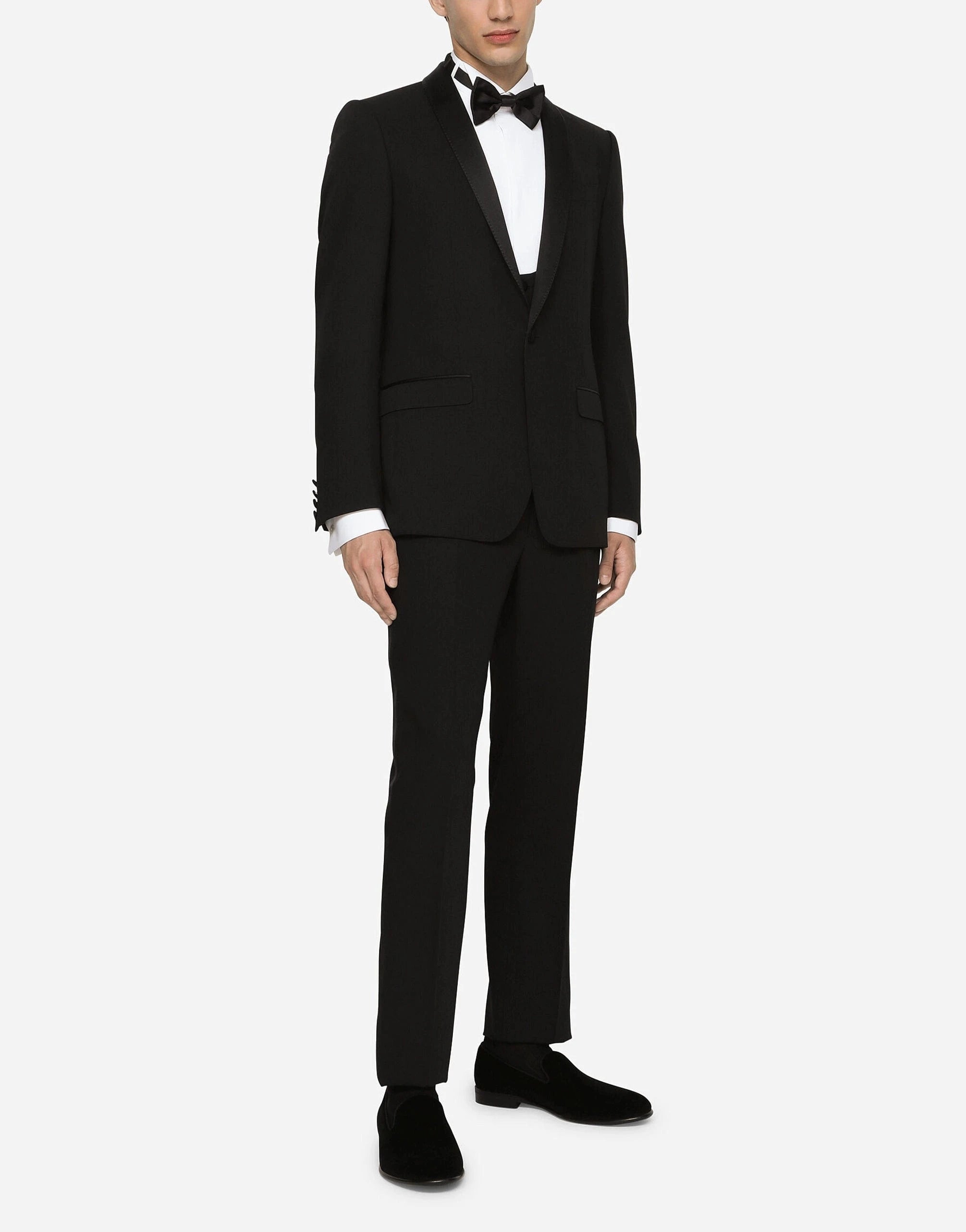 Dolce & Gabbana Wool Martini-Fit Tuxedo Suit