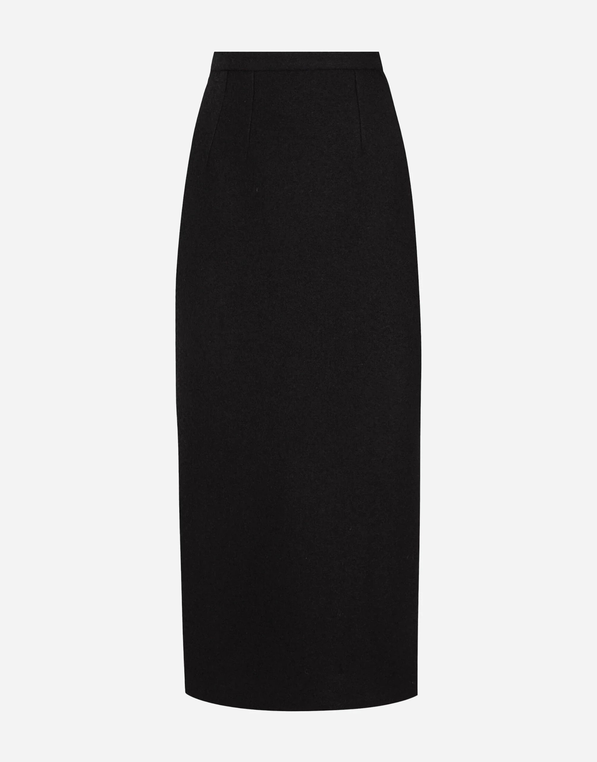 【関税&送料込】Dolce&Gabbana Black Gabardine Wool Pencil Sk Dolce & Gabbana Wool Pencil Skirt | Sendegaro US