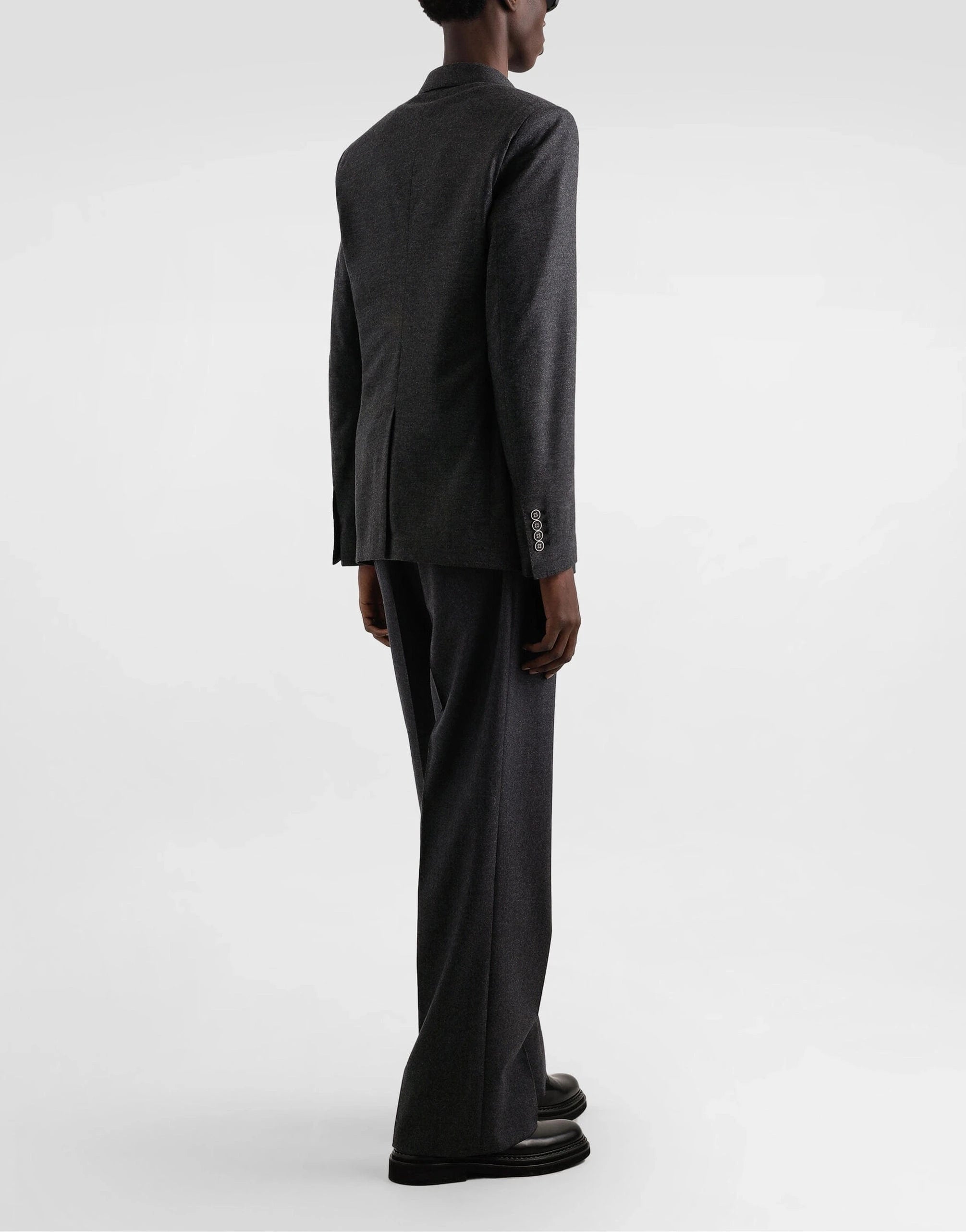 Dolce & Gabbana Wool Piqué Jacquard Polo Shirt