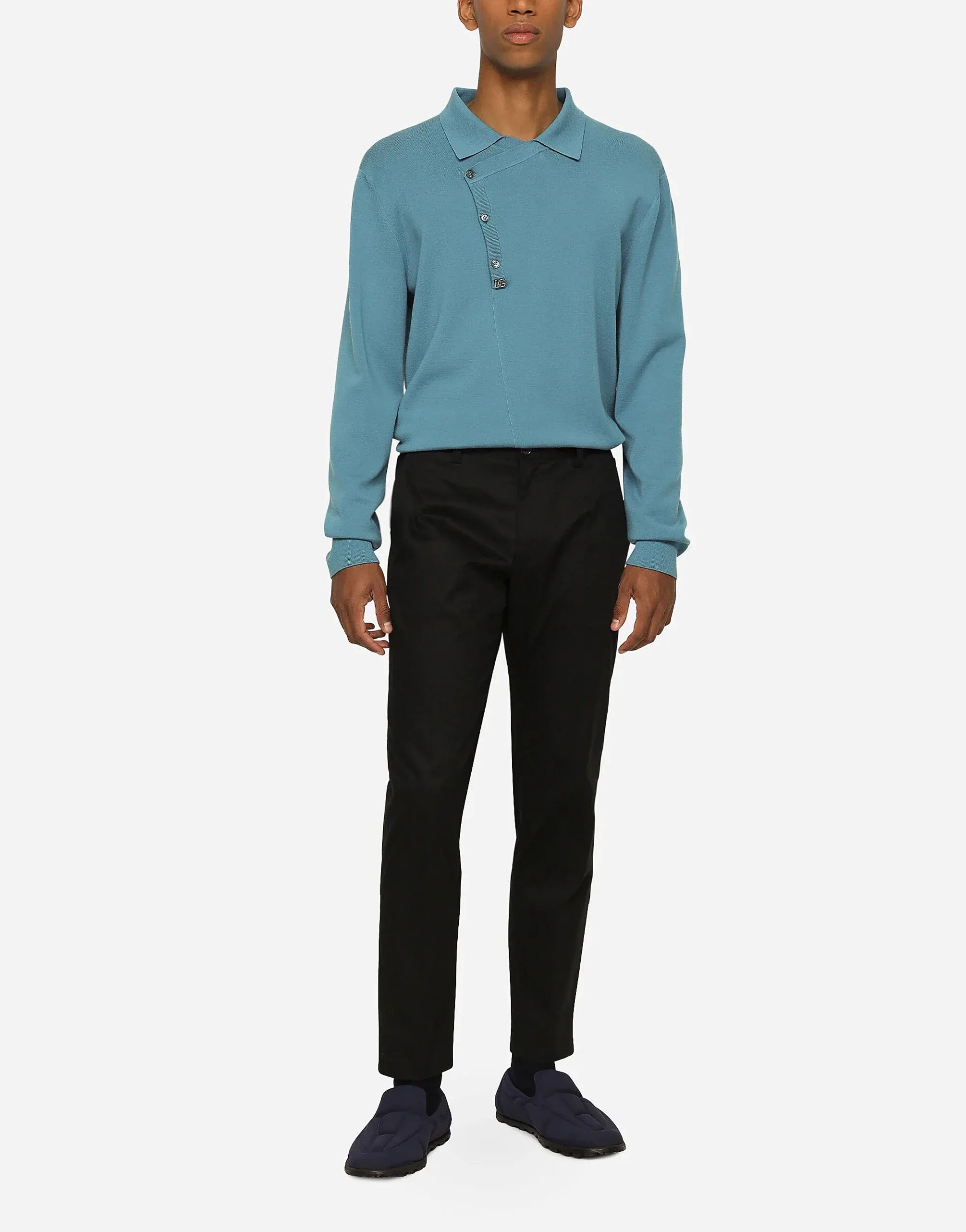 Dolce & Gabbana Wool Polo-Neck Sweater