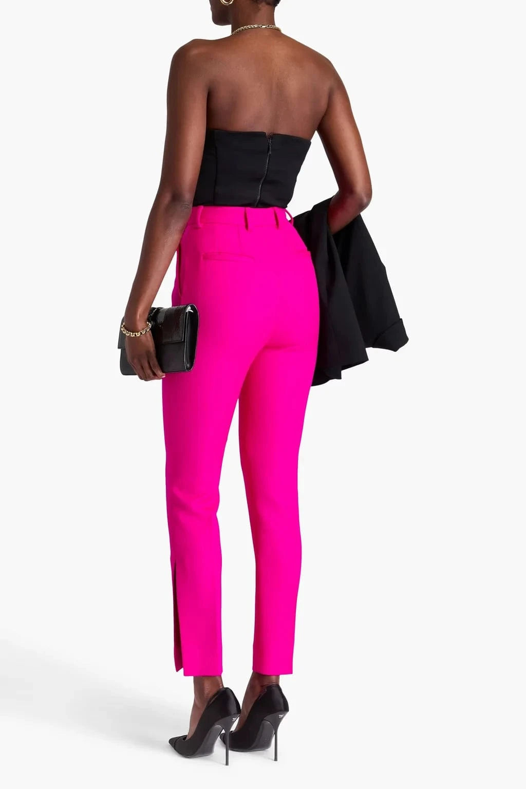 Dolce & Gabbana Wool Slim Twill Trousers