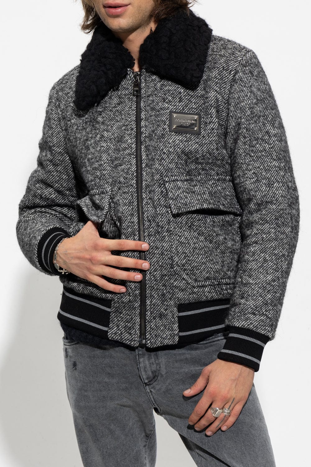 Veste Bomber Manteau Homme Dolce Gabbana Dolce Gabbana Blouson