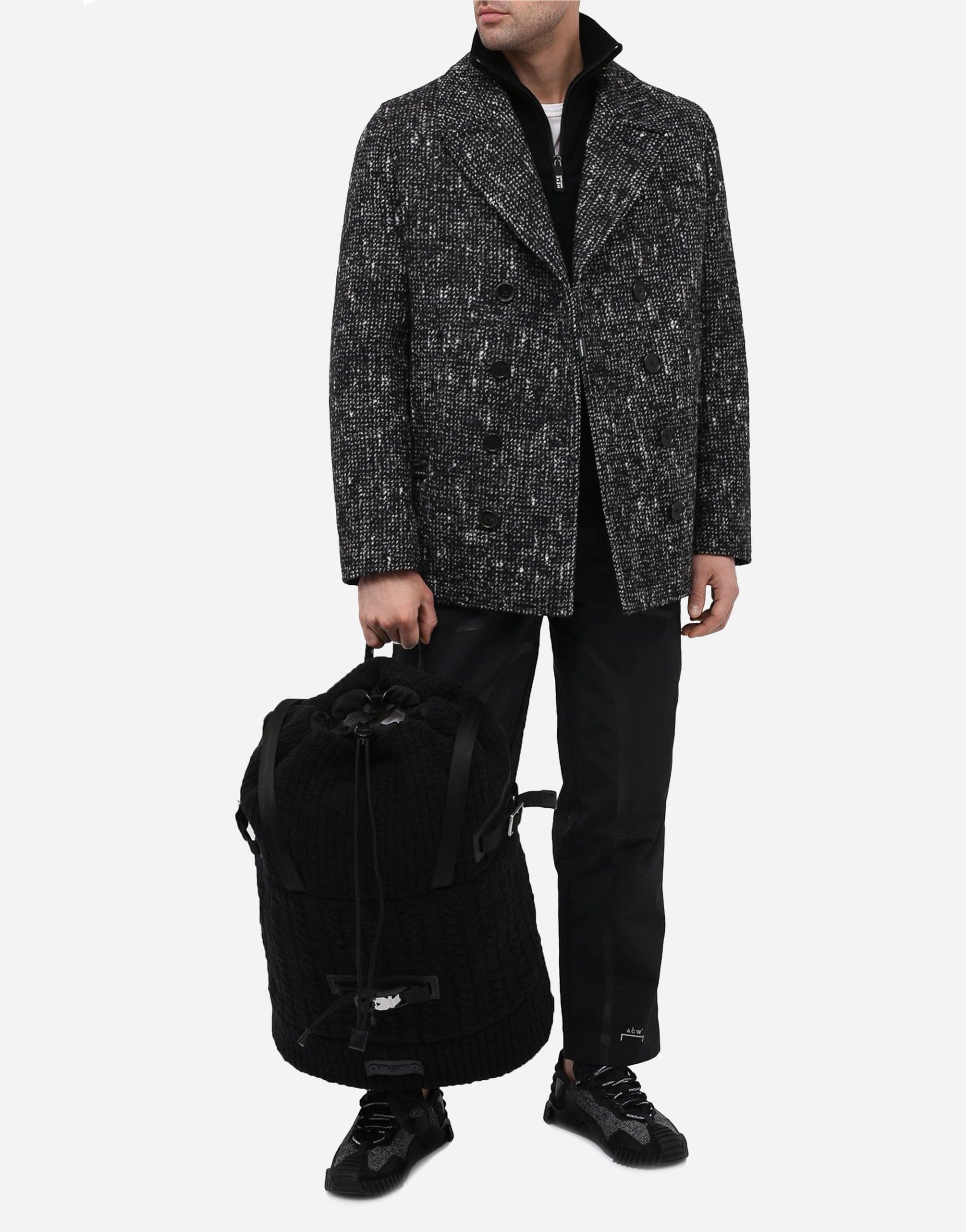 Dolce & Gabbana Wool Zaino Tricot Backpack