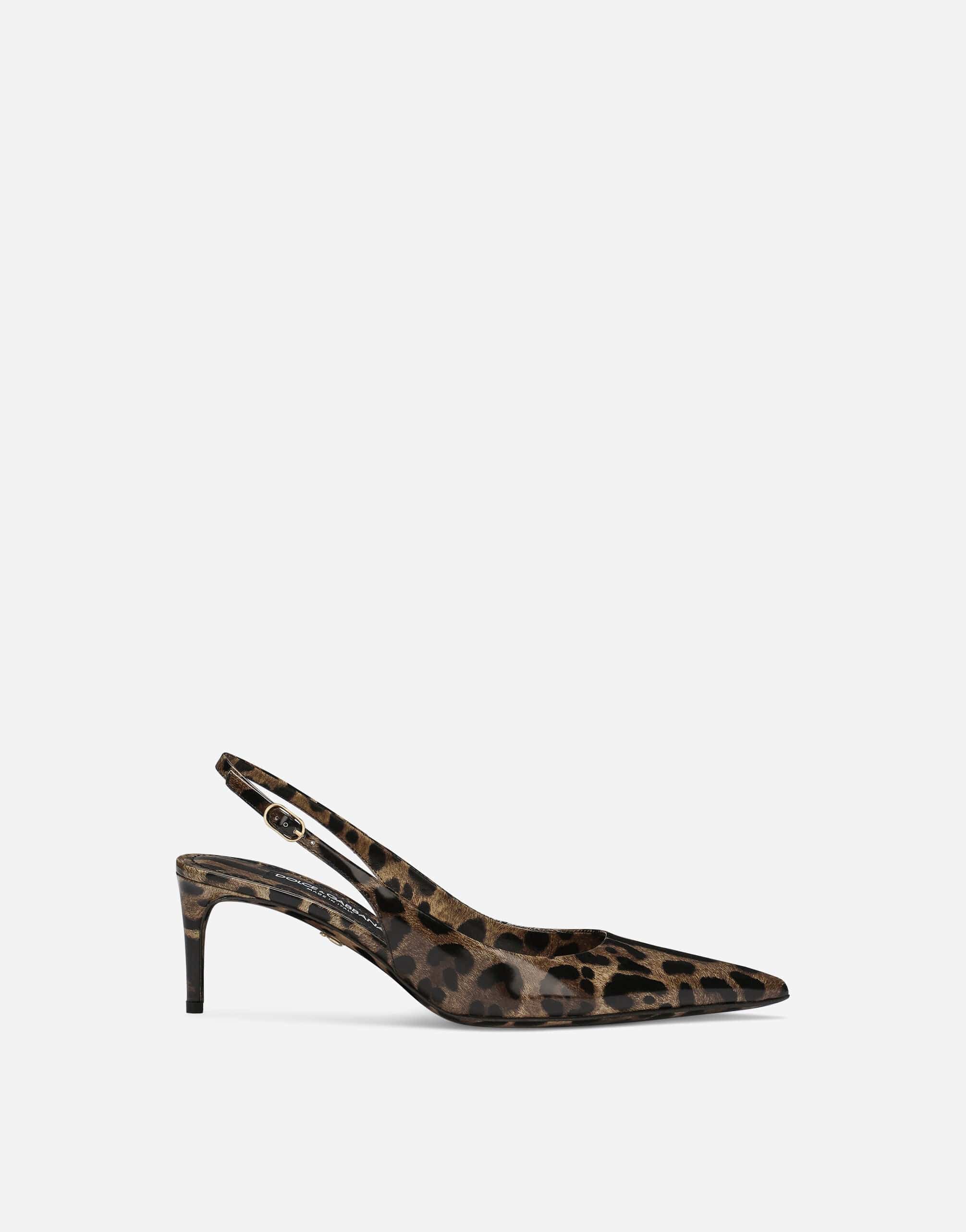 Dolce & Gabbana x Kim 75mm Slingback Leather Pumps