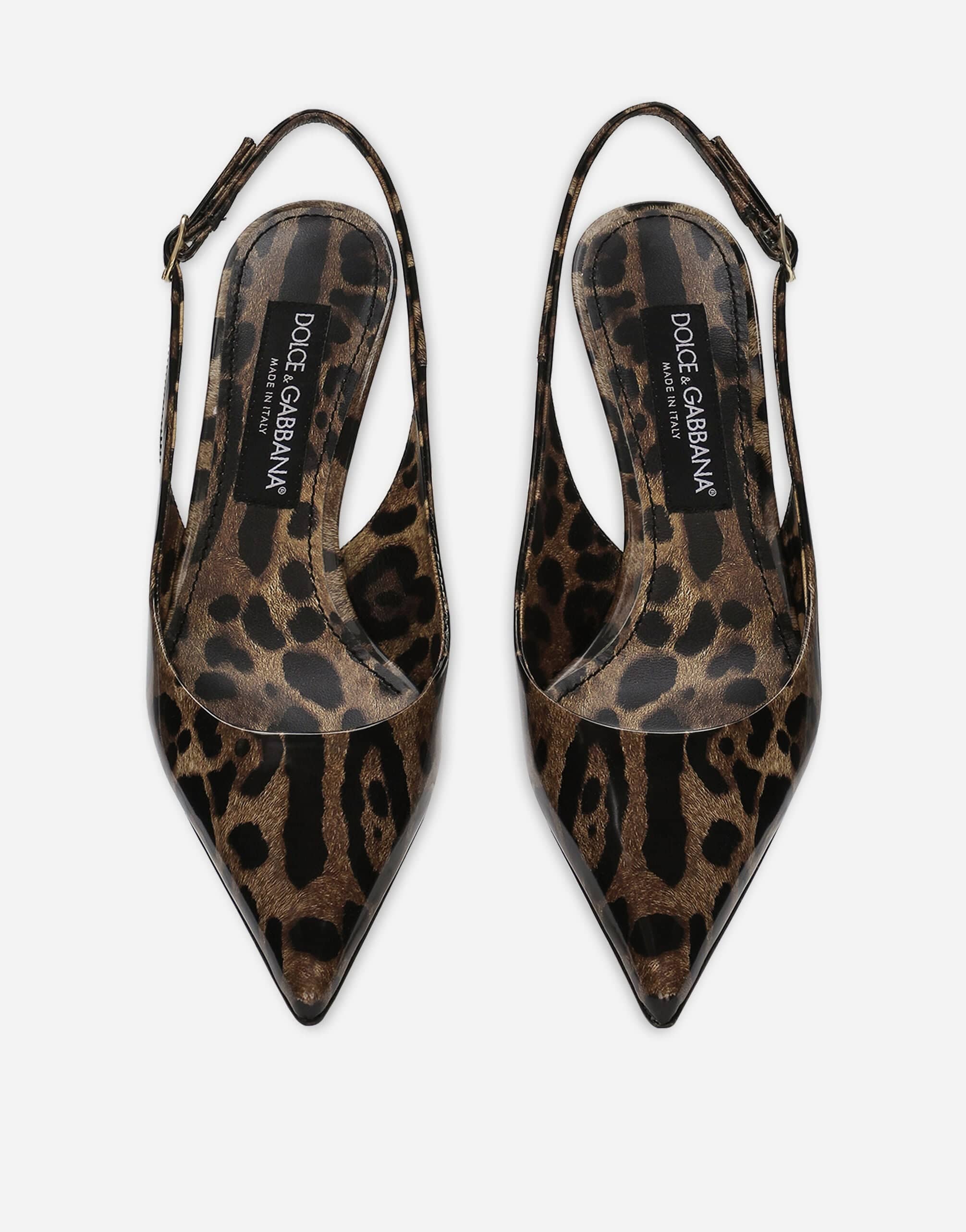 Dolce & Gabbana x Kim 75mm Slingback Leather Pumps