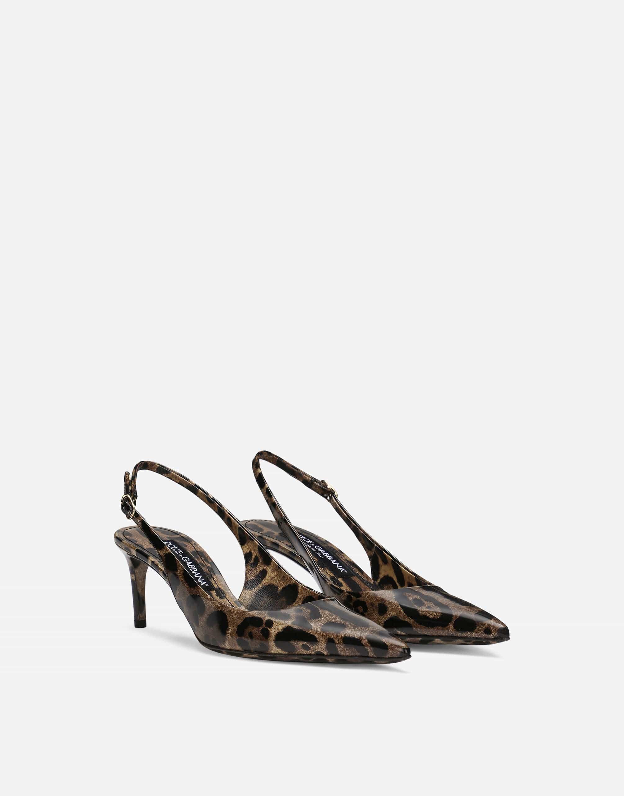 Dolce & Gabbana x Kim 75mm Slingback Leather Pumps