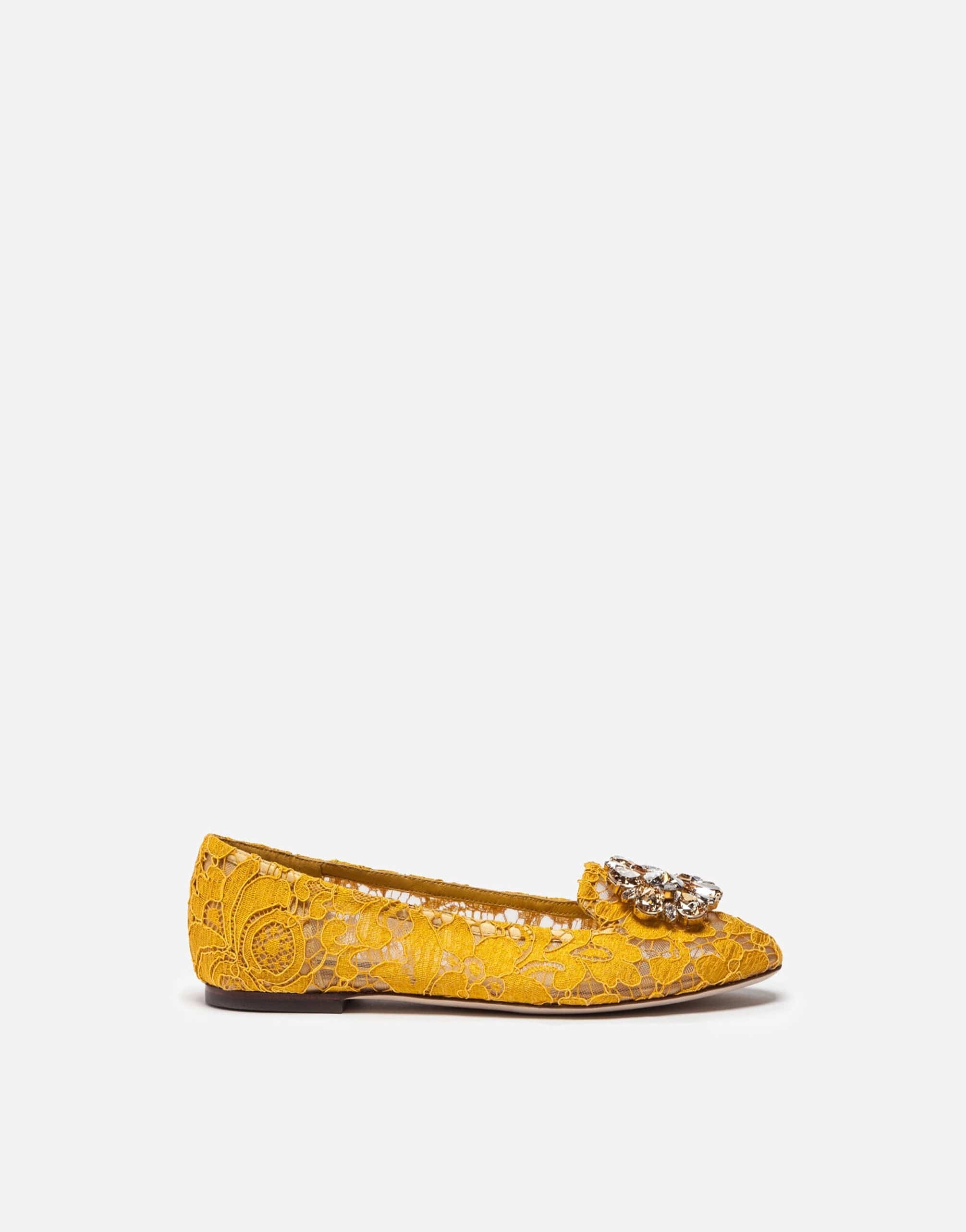 Dolce & Gabbana Yellow Vally Slippers