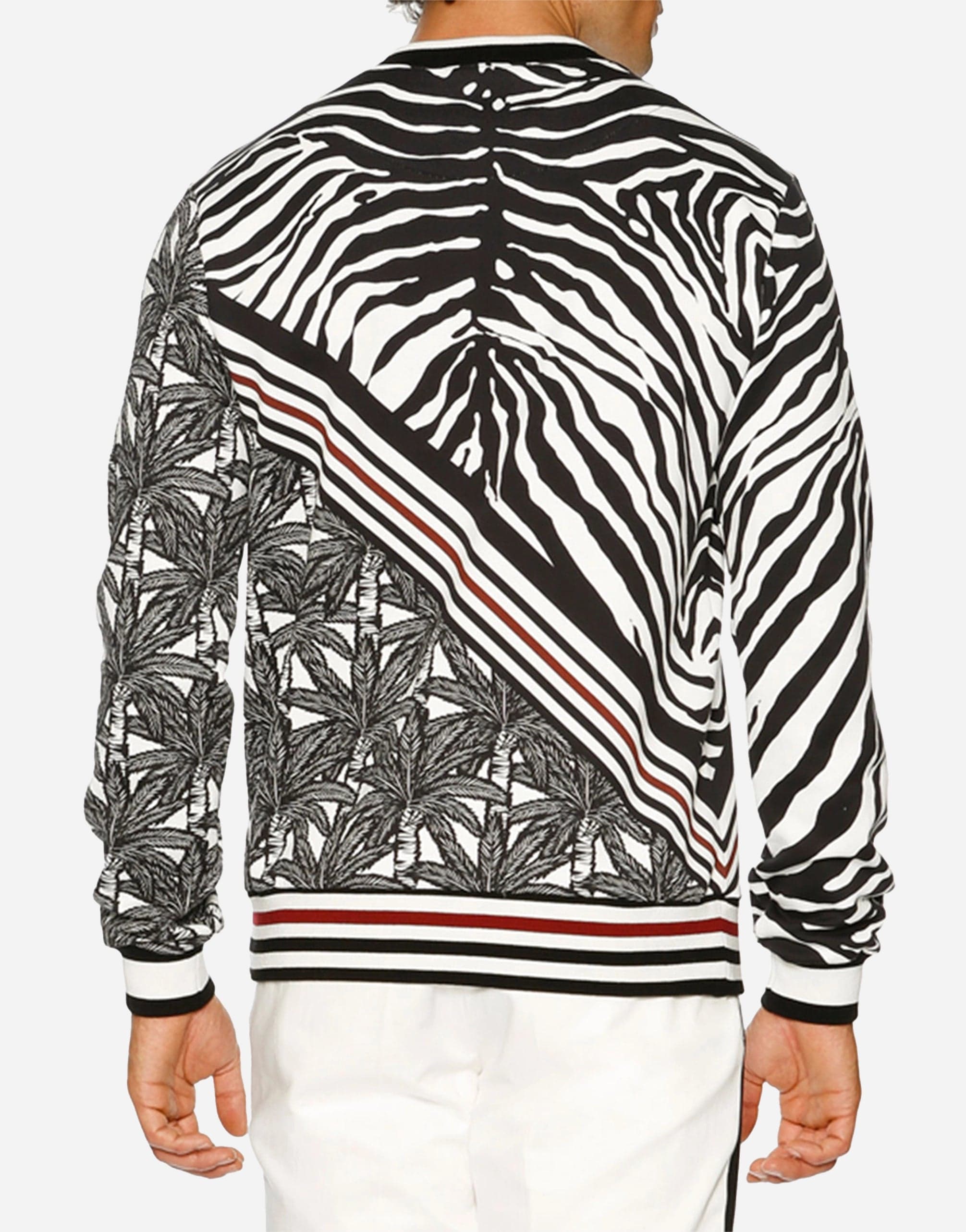 Dolce & Gabbana Zebra & Palm Tree Sweatshirt