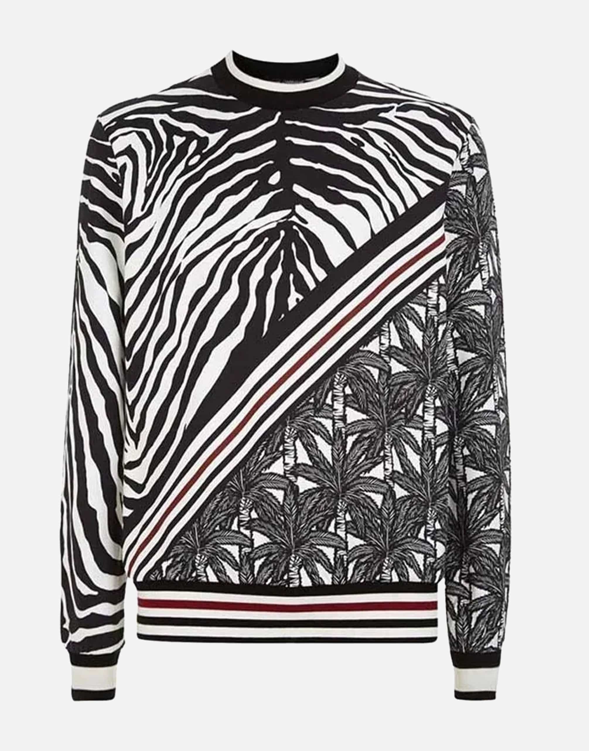 Dolce & Gabbana Zebra & Palm Tree Sweatshirt