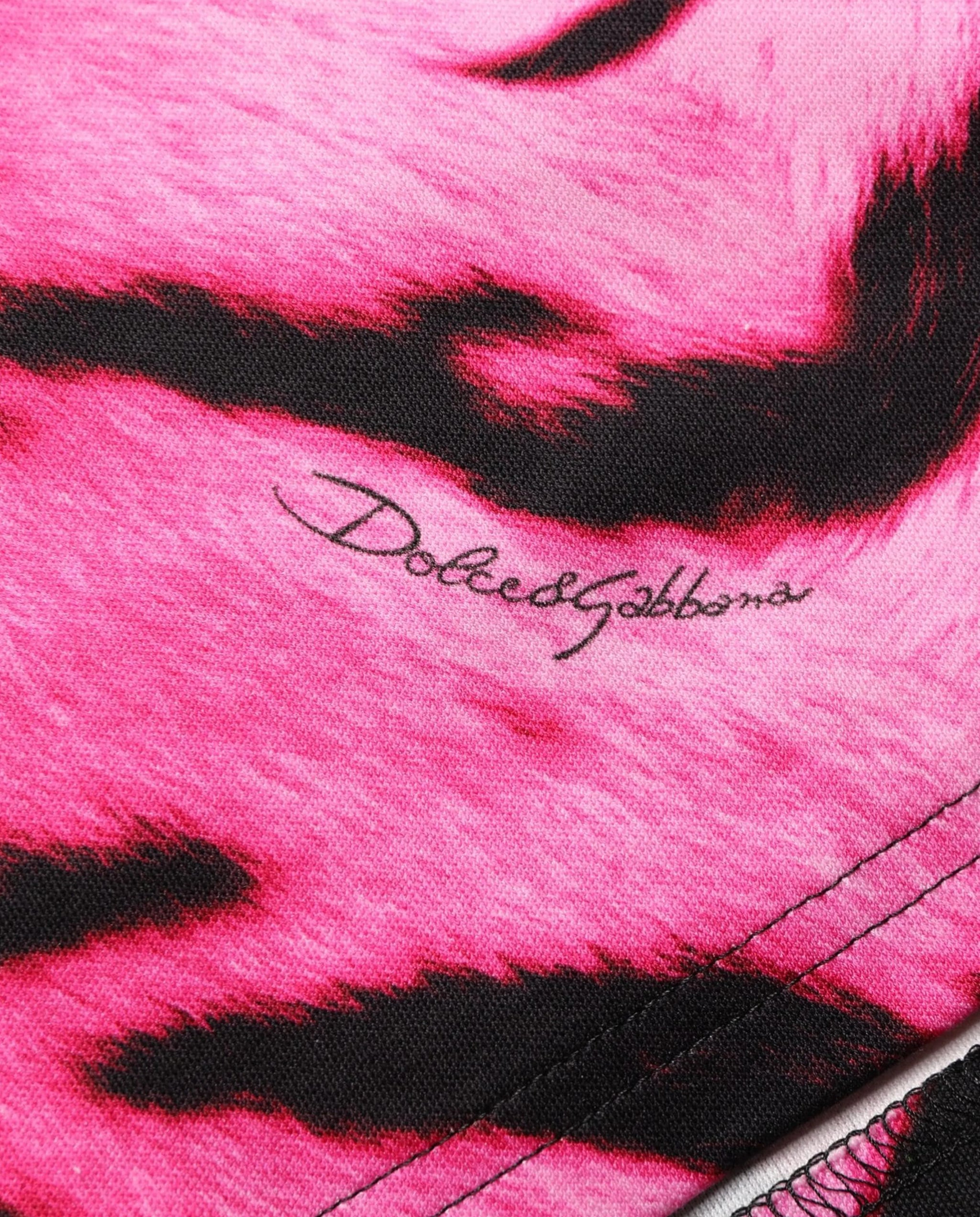 Dolce & Gabbana Zebra Print Cropped T-Shirt | Sendegaro