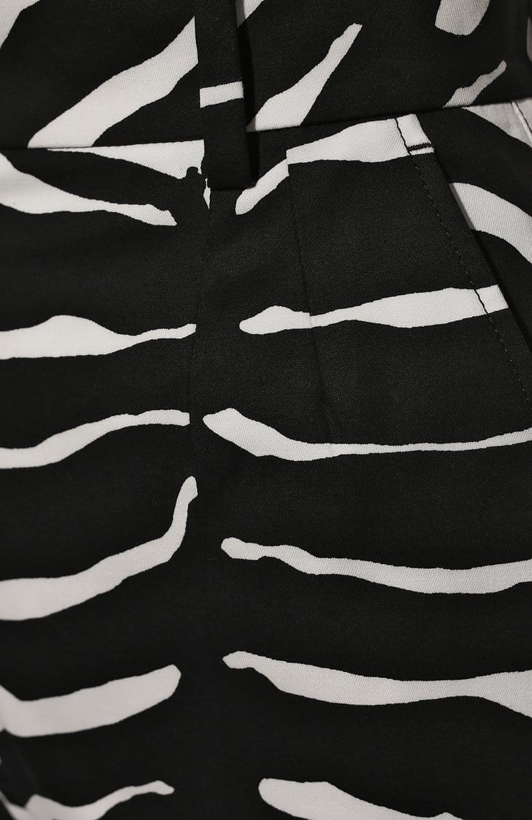 Dolce & Gabbana Dolce & Gabbana Zebra-Print Drill Shorts