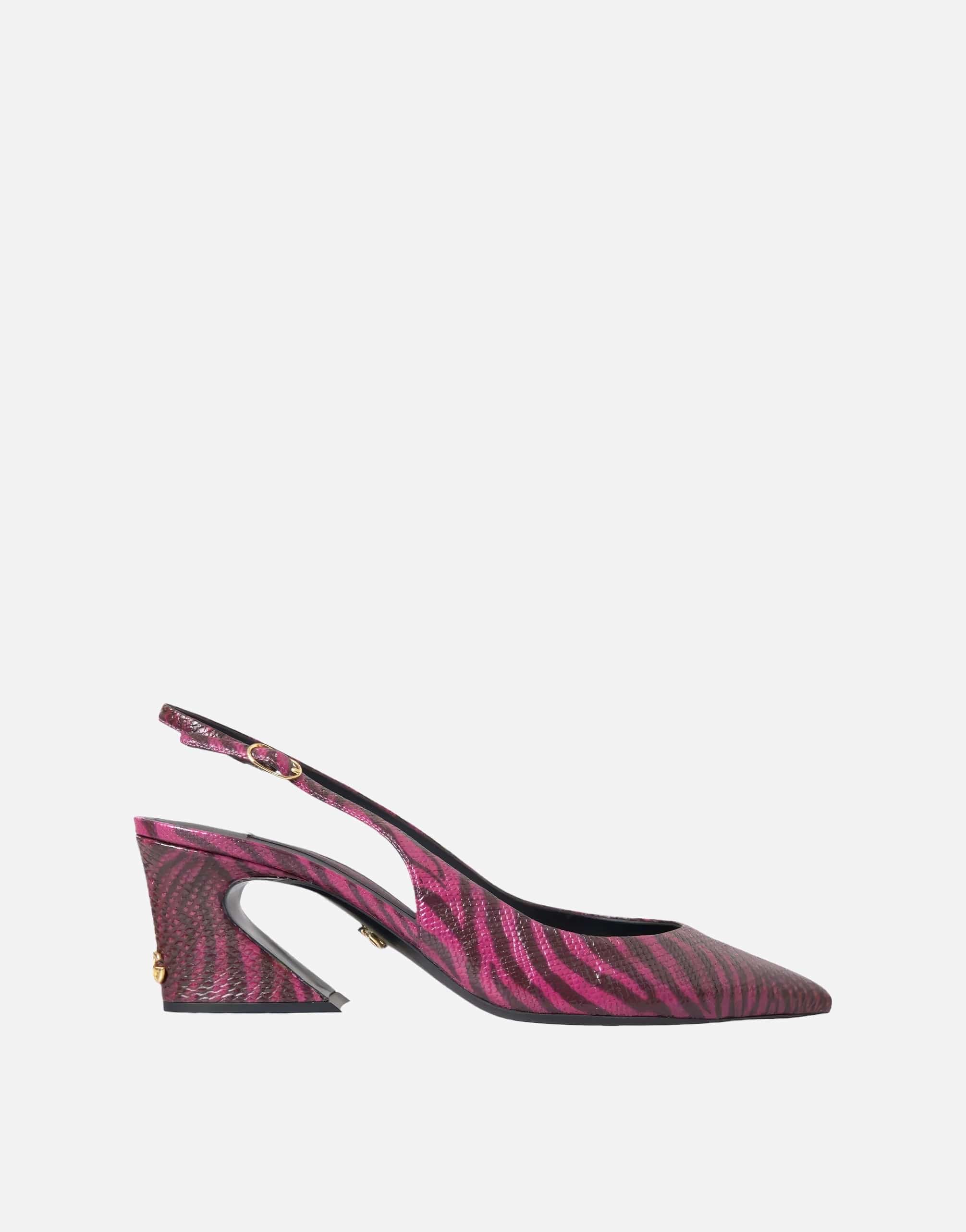 Dolce & Gabbana Zebra Print Slingbacks