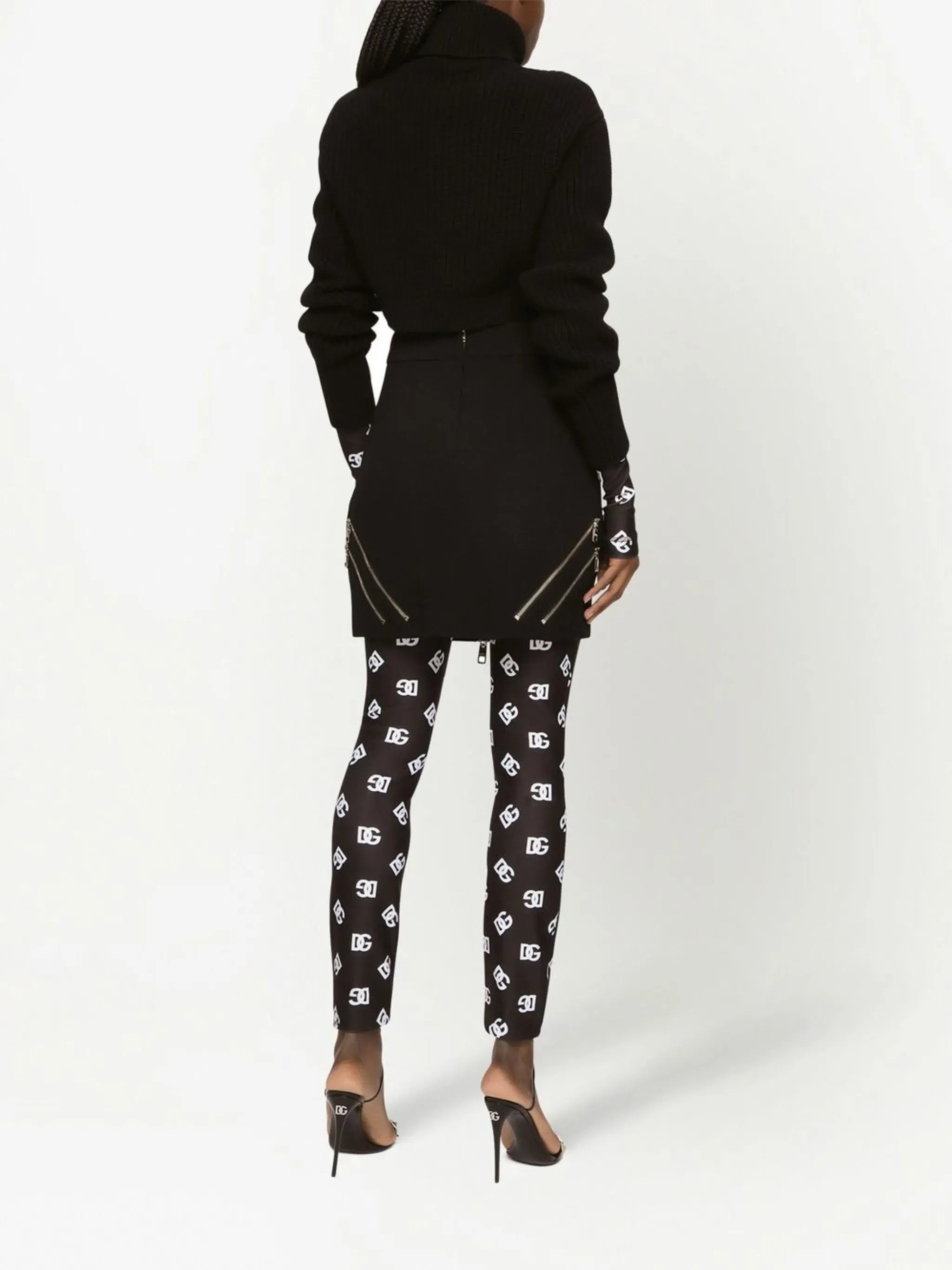 Dolce & Gabbana Zip-Detail Mini Skirt