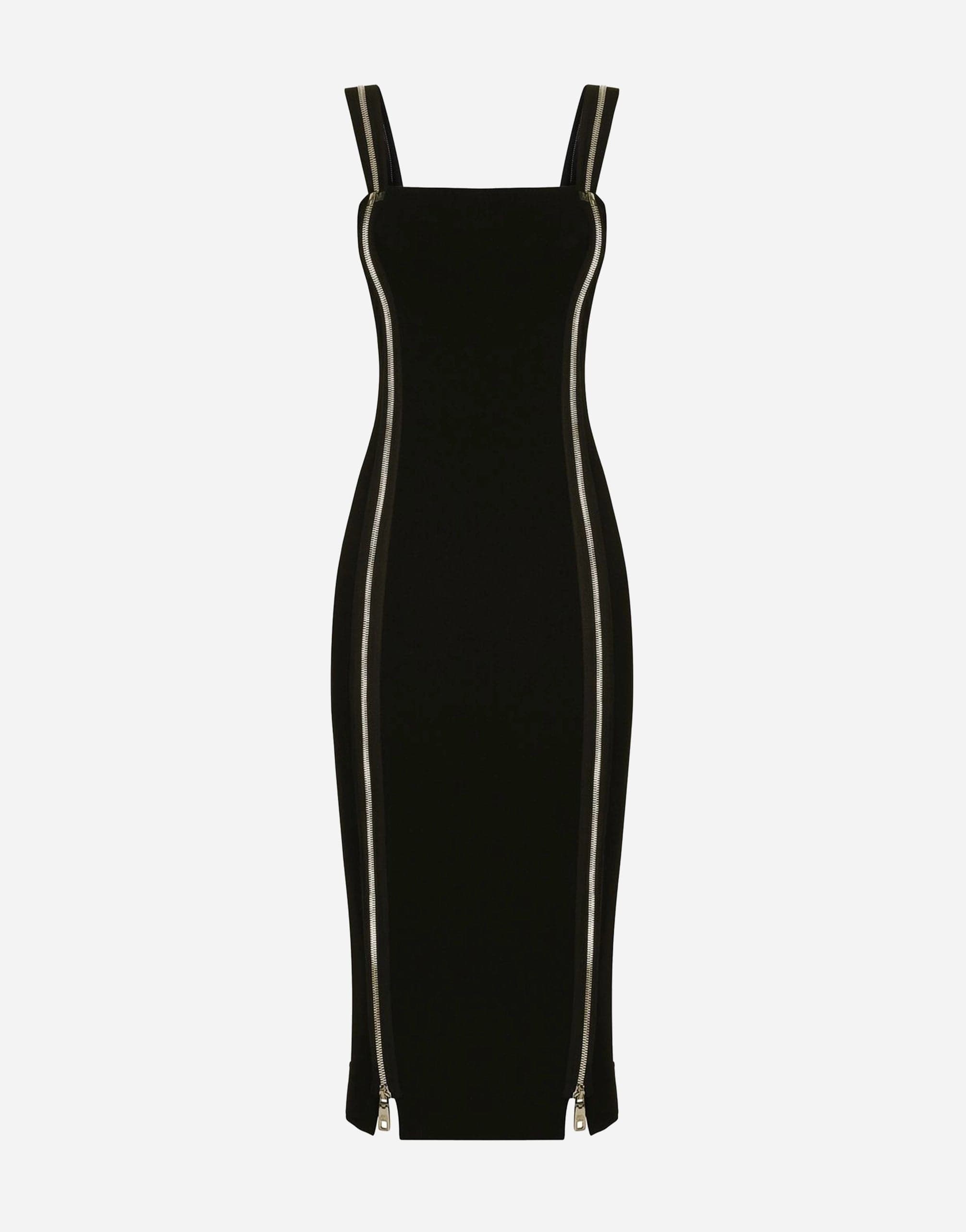 Dolce & Gabbana Zip-Detail Sleeveless Midi Dress