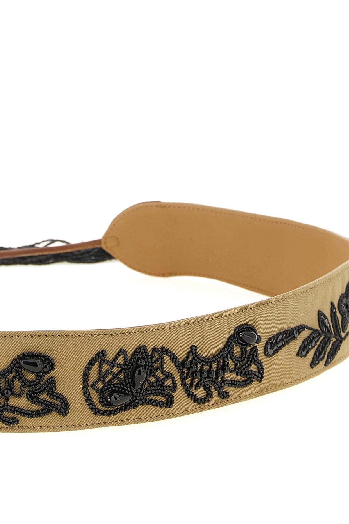 Dries Van Noten Dries Van Noten Bead Embroidered Tie Belt