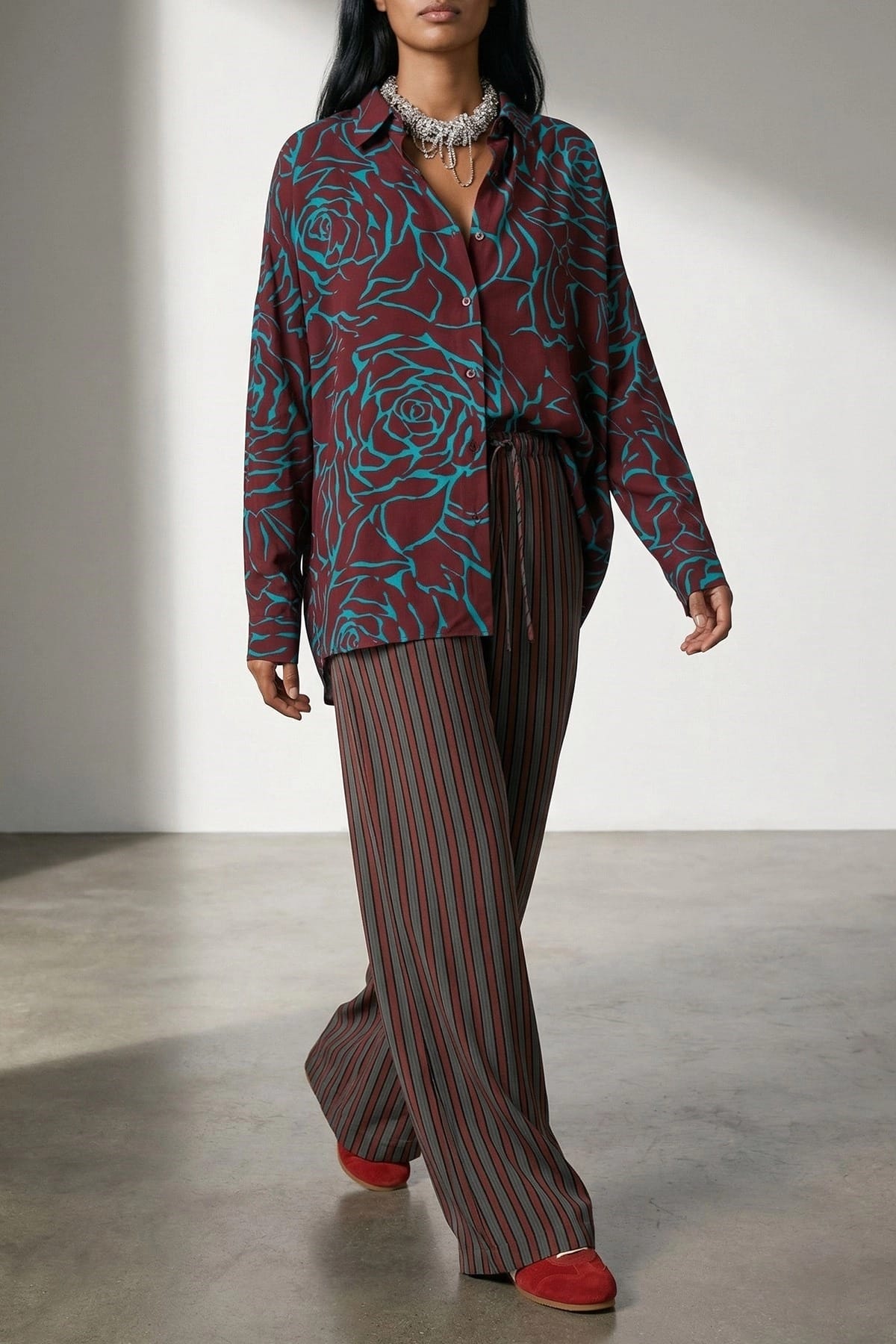 Dries Van Noten Casia Floral Viscose Shirt | Sendegaro DE