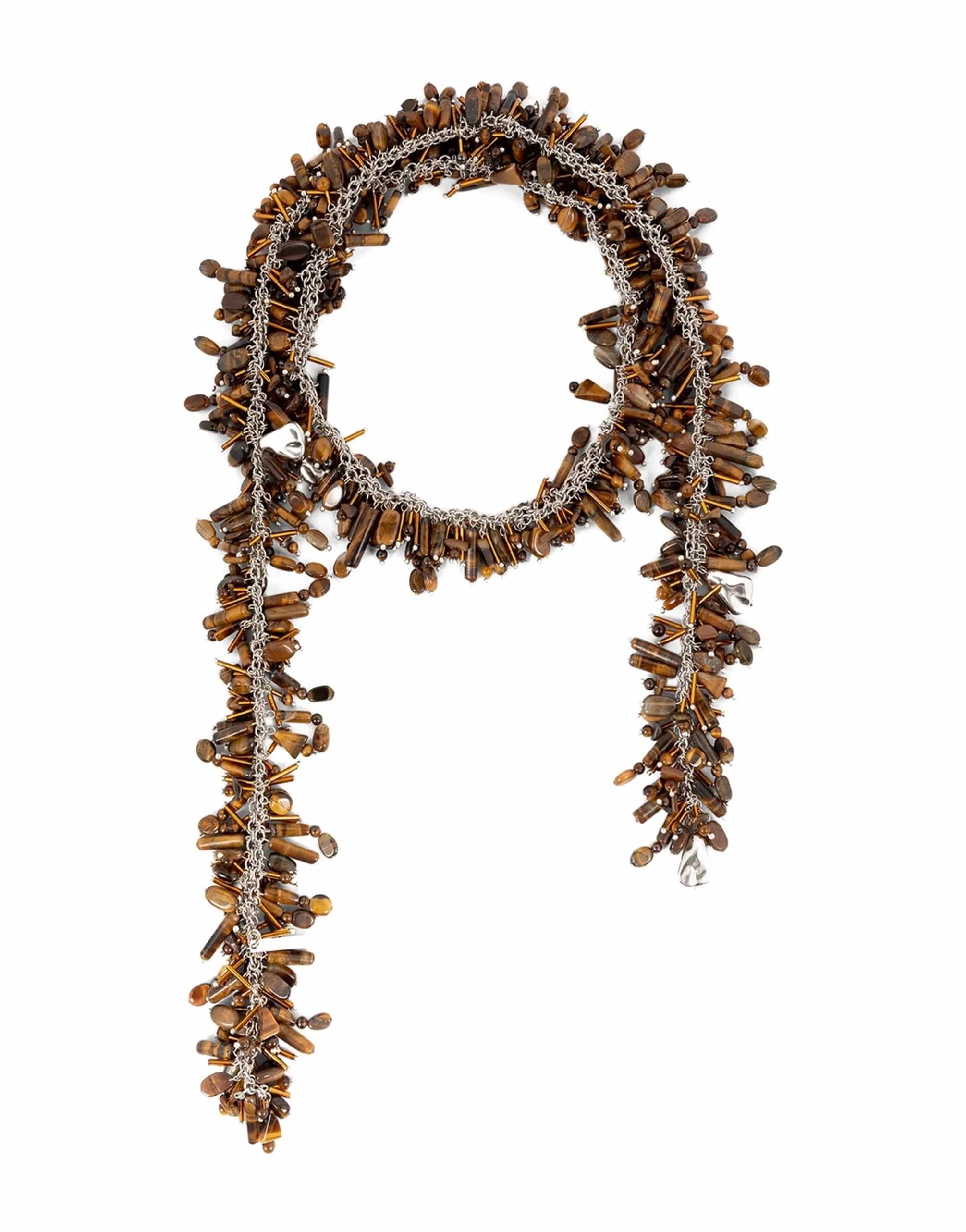 Dries Van Noten Dries Van Noten Embroidered Scarf Necklace