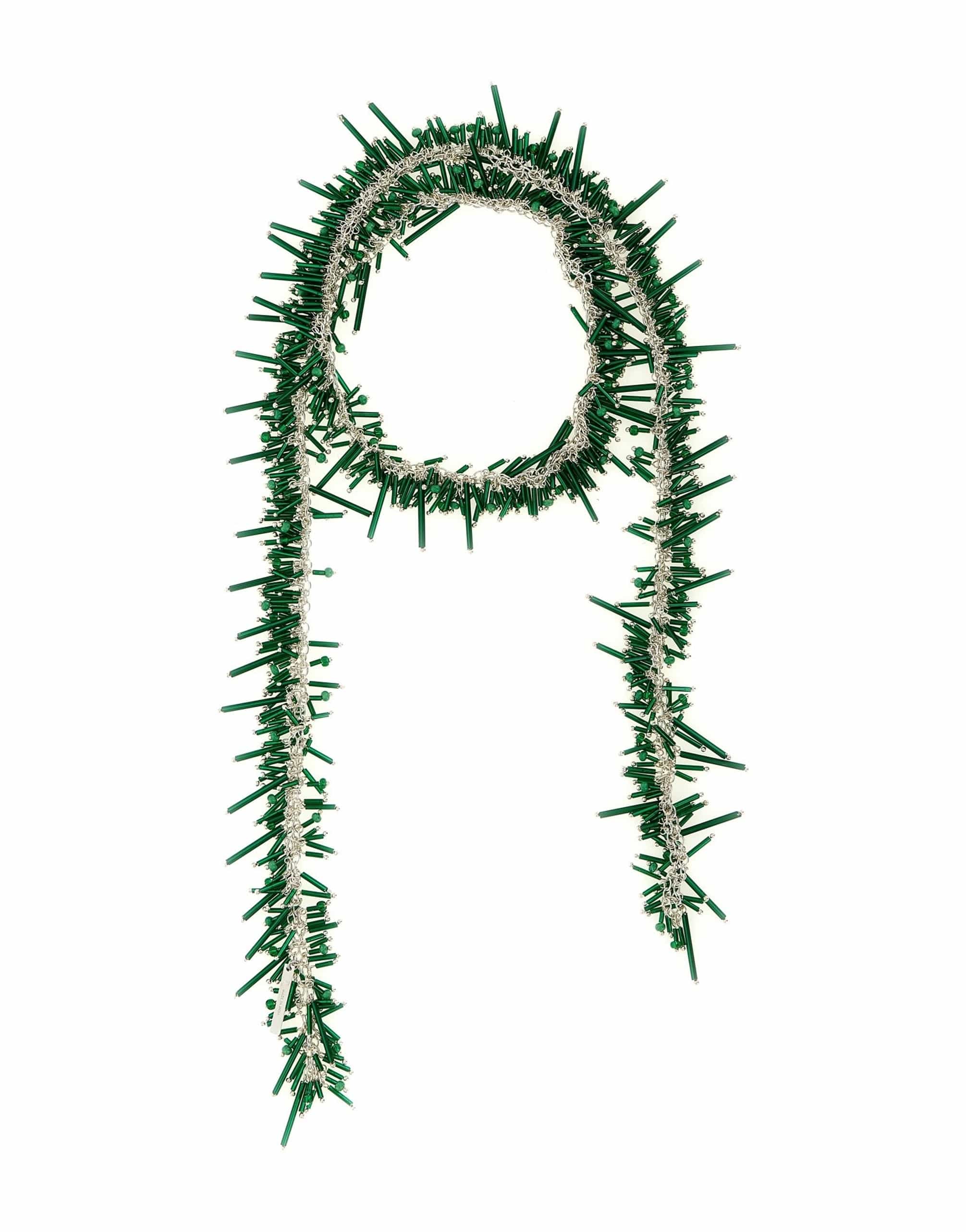 Dries Van Noten Dries Van Noten Embroidered Scarf Necklace
