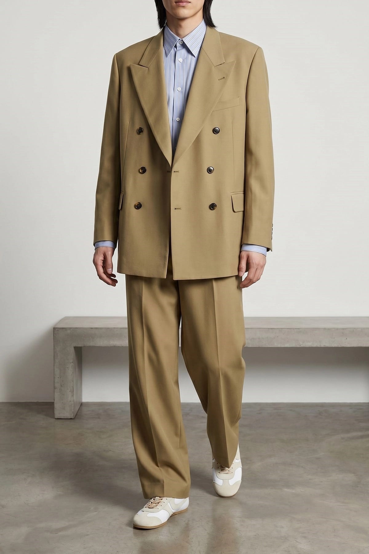 Dries Van Noten Sneakers in Pelle e Camoscio - alternate view