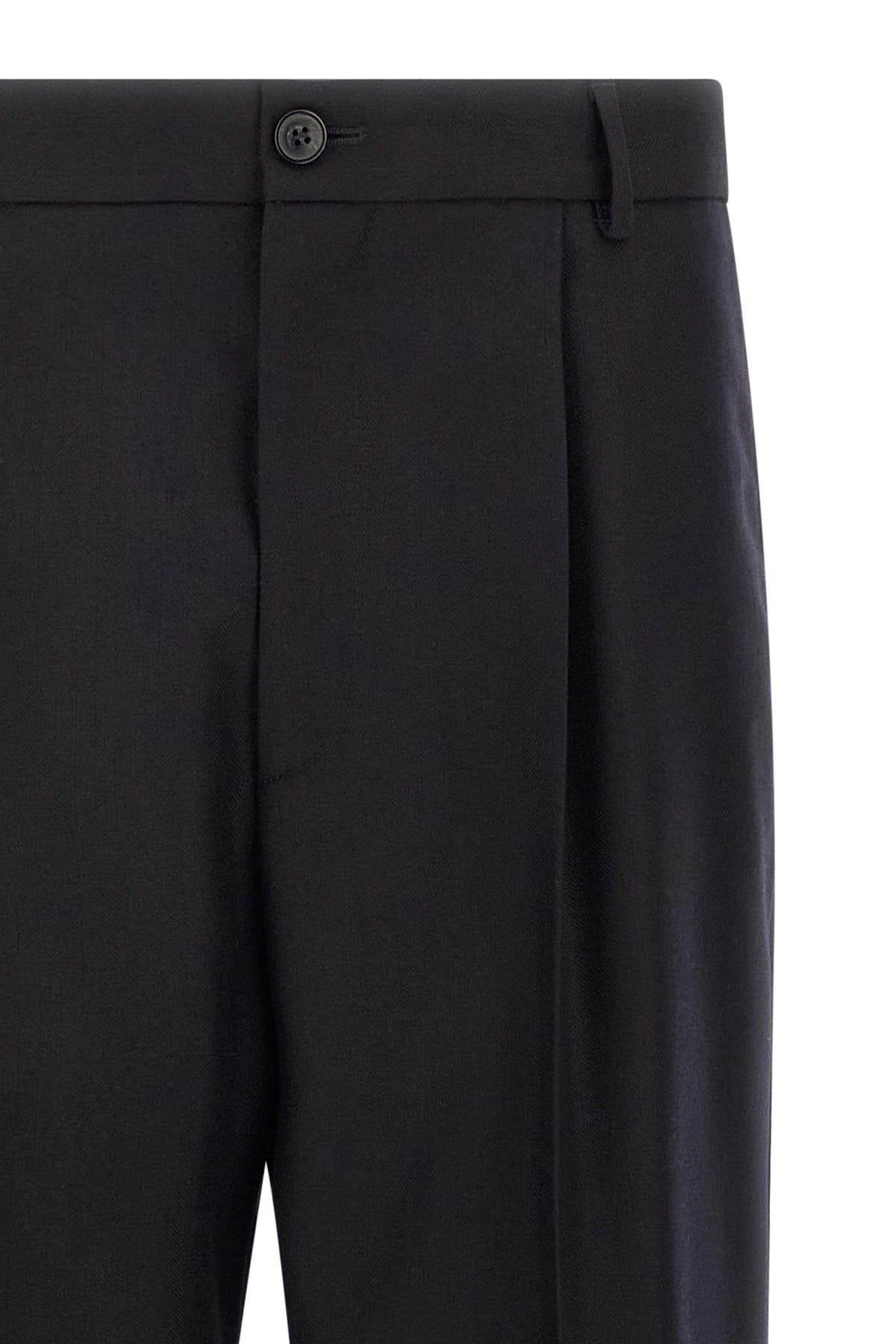 Dries Van Noten ペンルッド ヘリンボーン ウールパンツ | Sendegaro JP