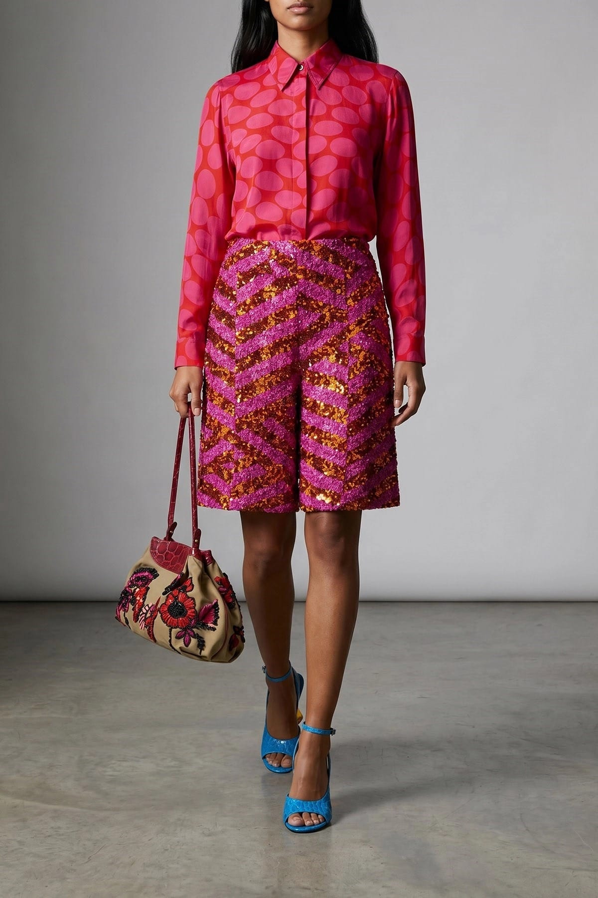 Dries Van Noten Pomy Bis Bermuda Shorts - alternate view