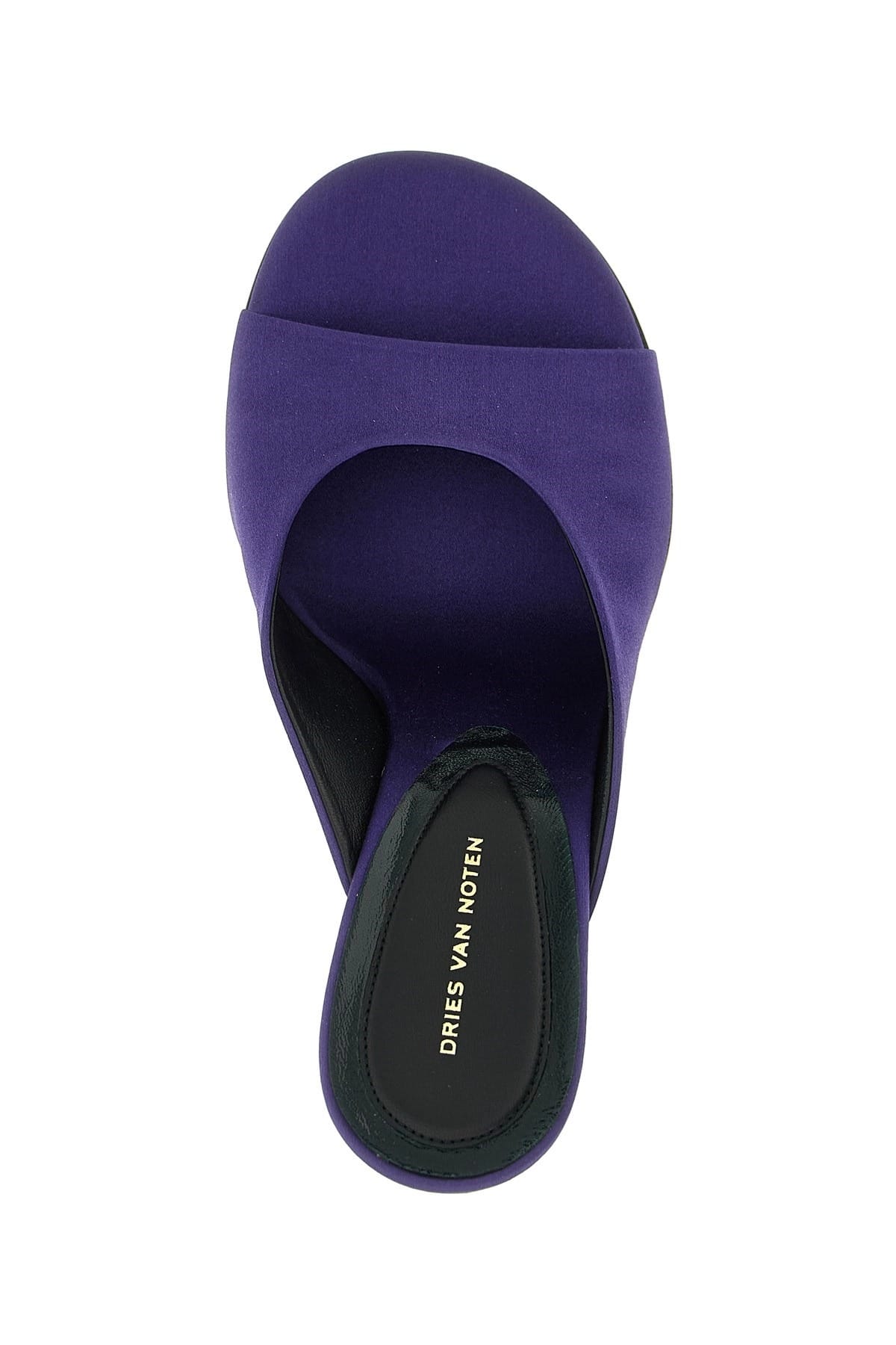 Dries Van Noten Dries Van Noten Satin Wedge Mules