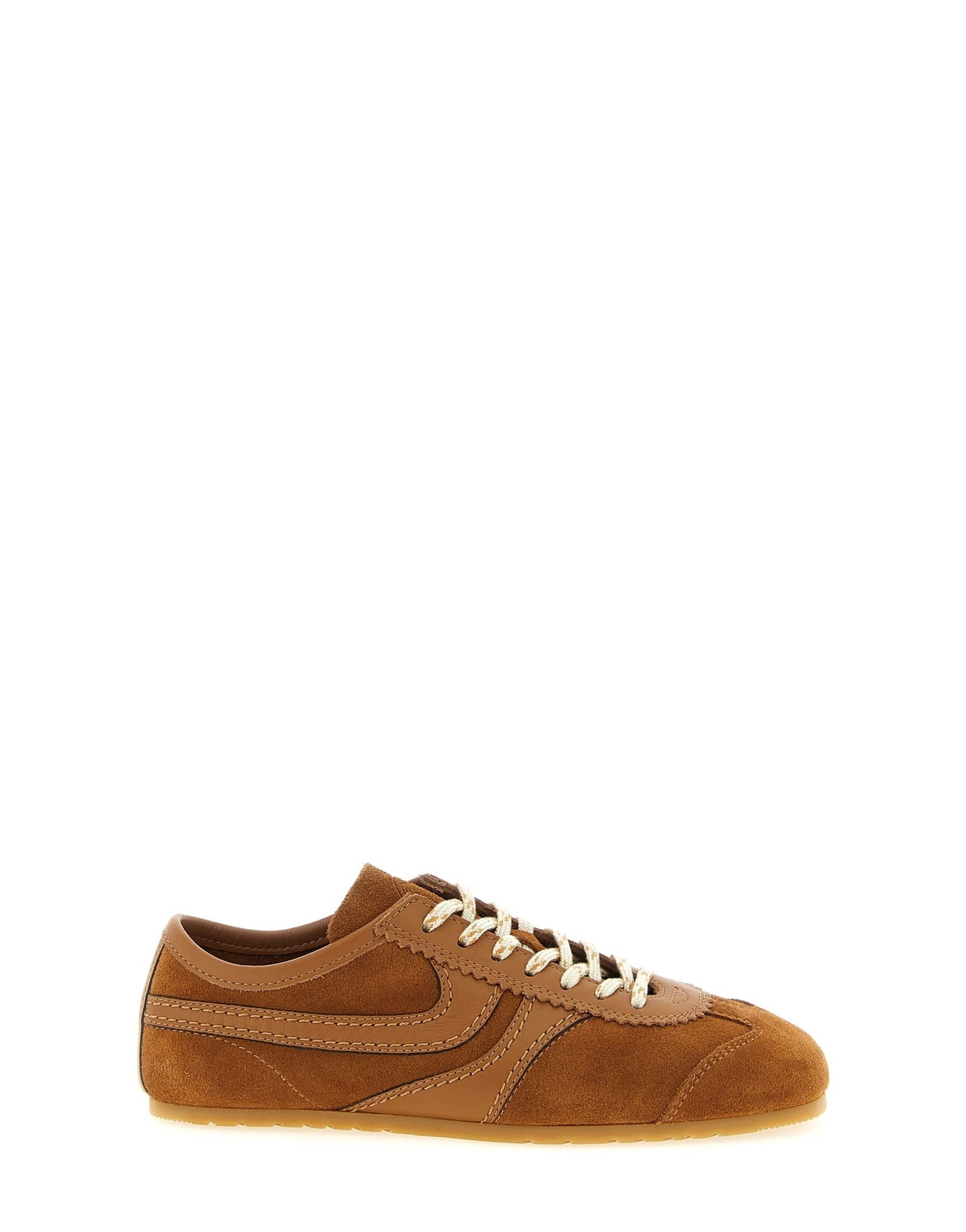 Dries Van Noten Dries Van Noten Scalloped Suede Sneakers