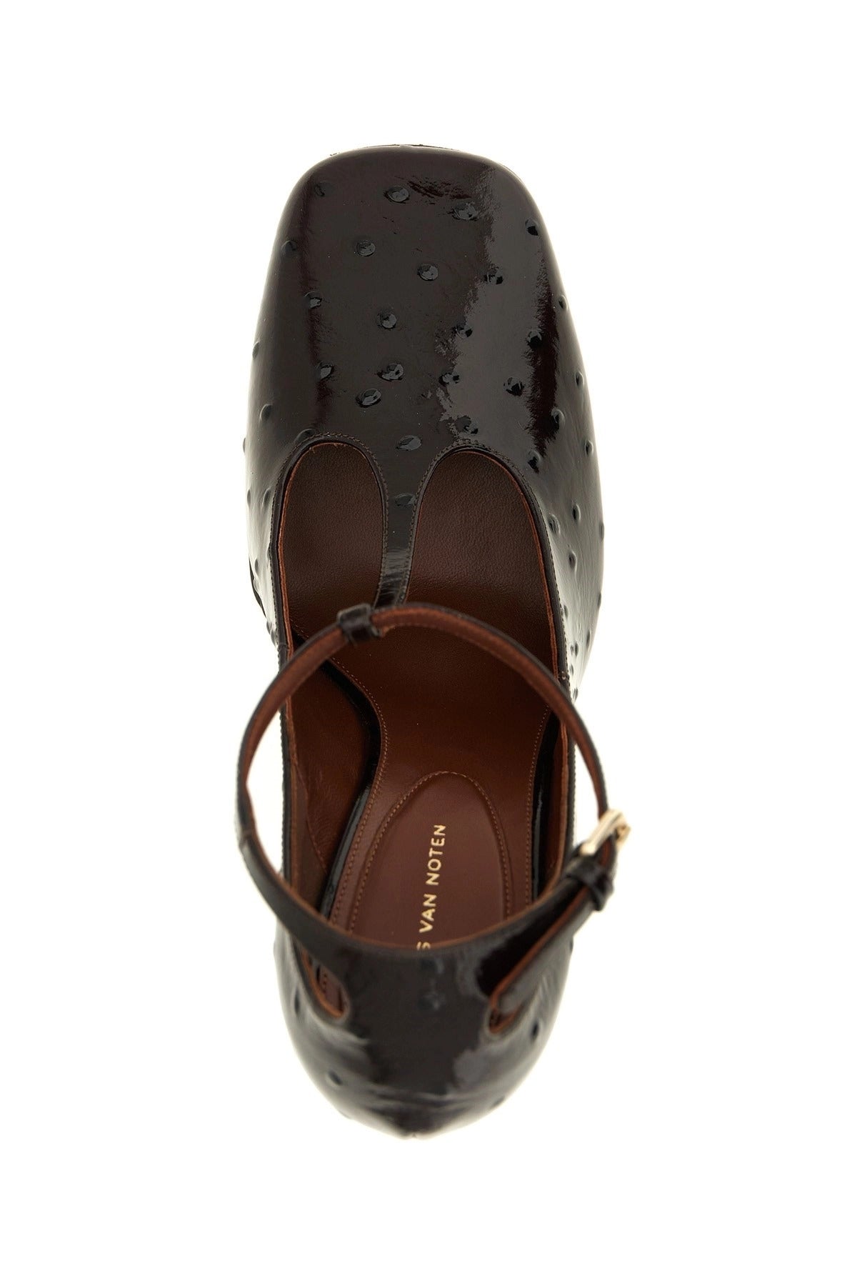 حذاء بكعب إسفيني منحوت من Dries Van Noten