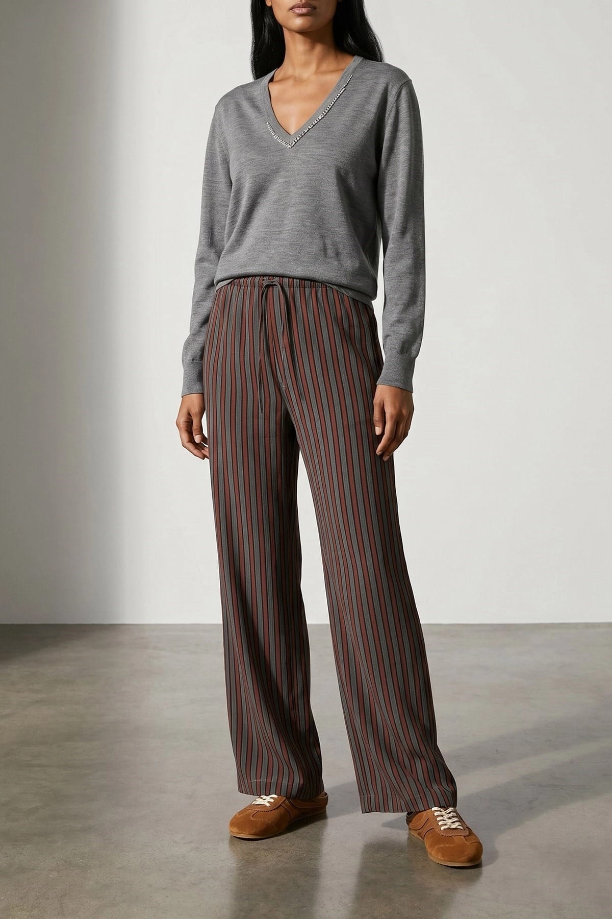Dries Van Noten Tuomas Embroidered V-Neck Sweater | Sendegaro