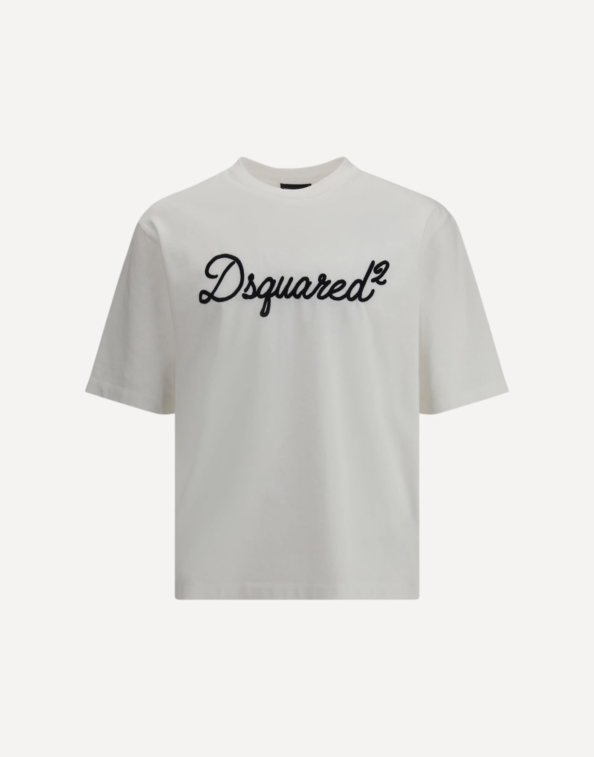 Dsquared² Logo-Embroidered Cotton Tee
