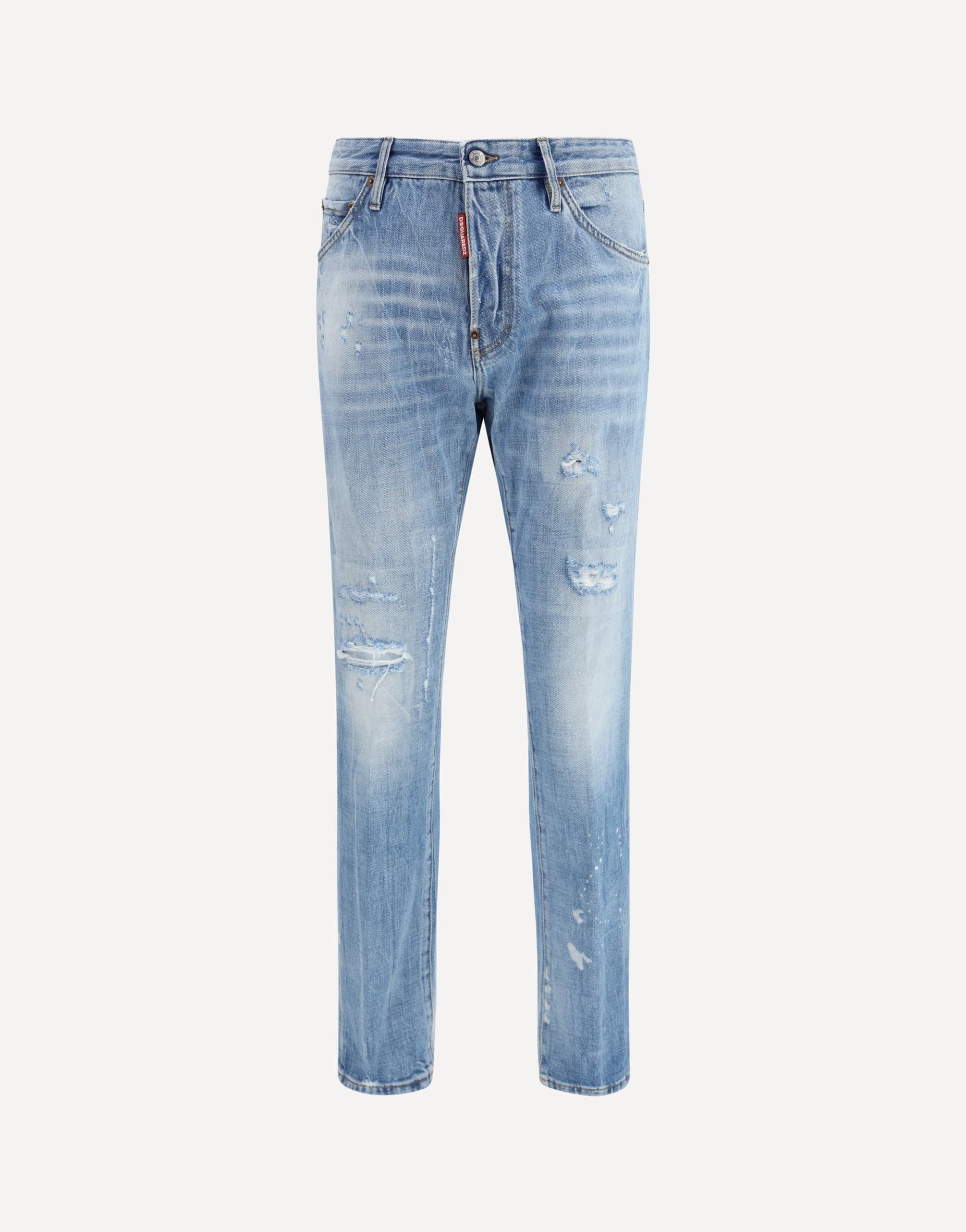Dsquared² Teddy Jeans With Lived-In Effect
