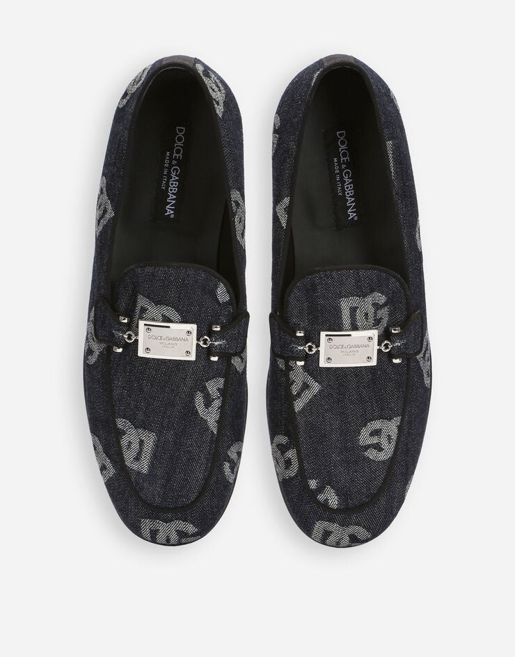 Denim -Logo -Slipper