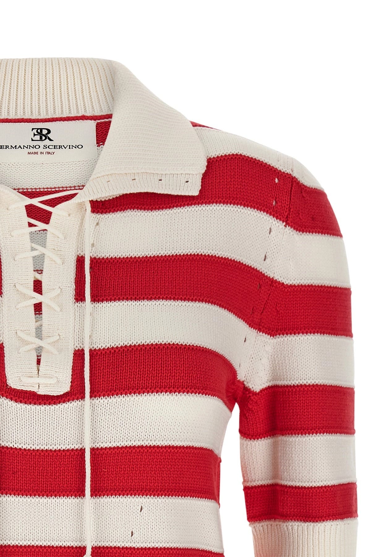 Ermanno Scervino Ermanno Scervino Crochet Polo Shirt