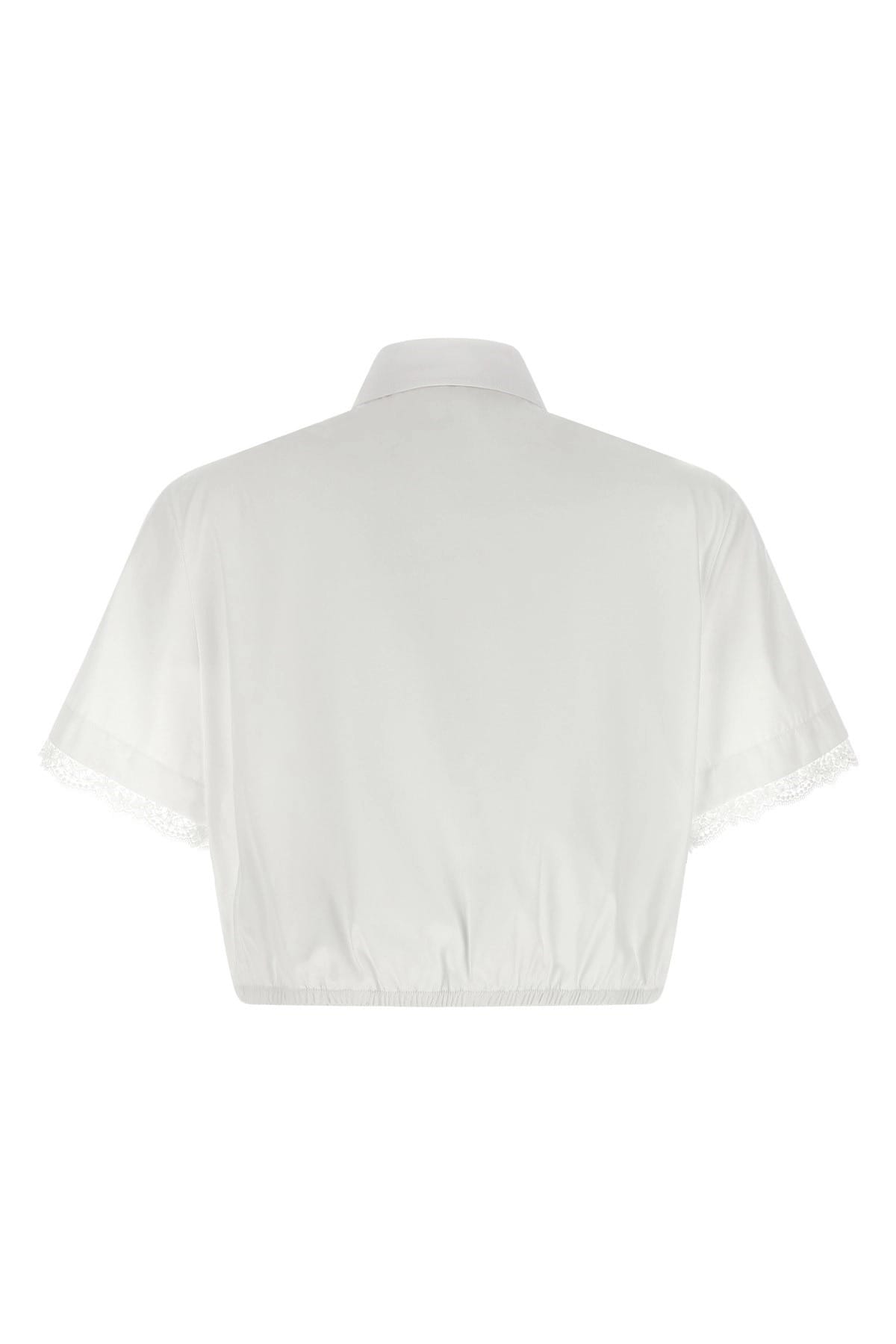 Ermanno Scervino Ermanno Scervino Crop Lace Insert Shirt
