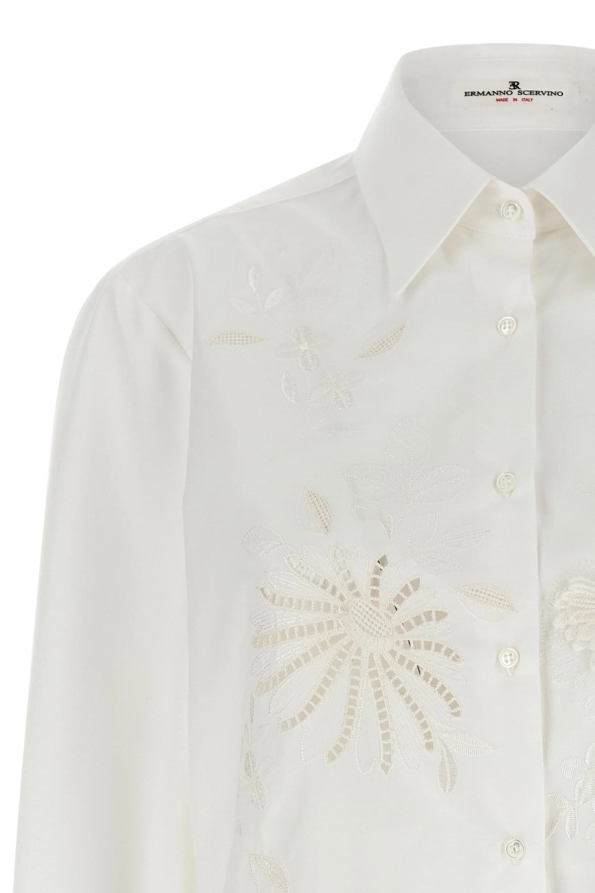 Ermanno Scervino Ermanno Scervino Embroidery Cotton Shirt