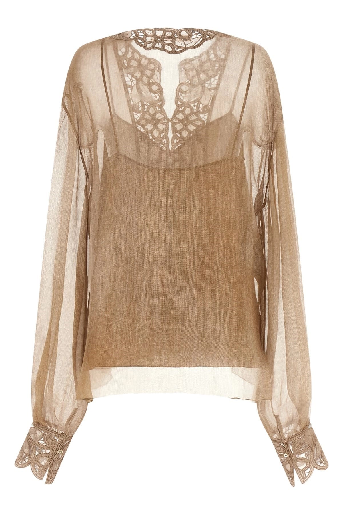 Ermanno Scervino Ermanno Scervino Floral Carving Blouse