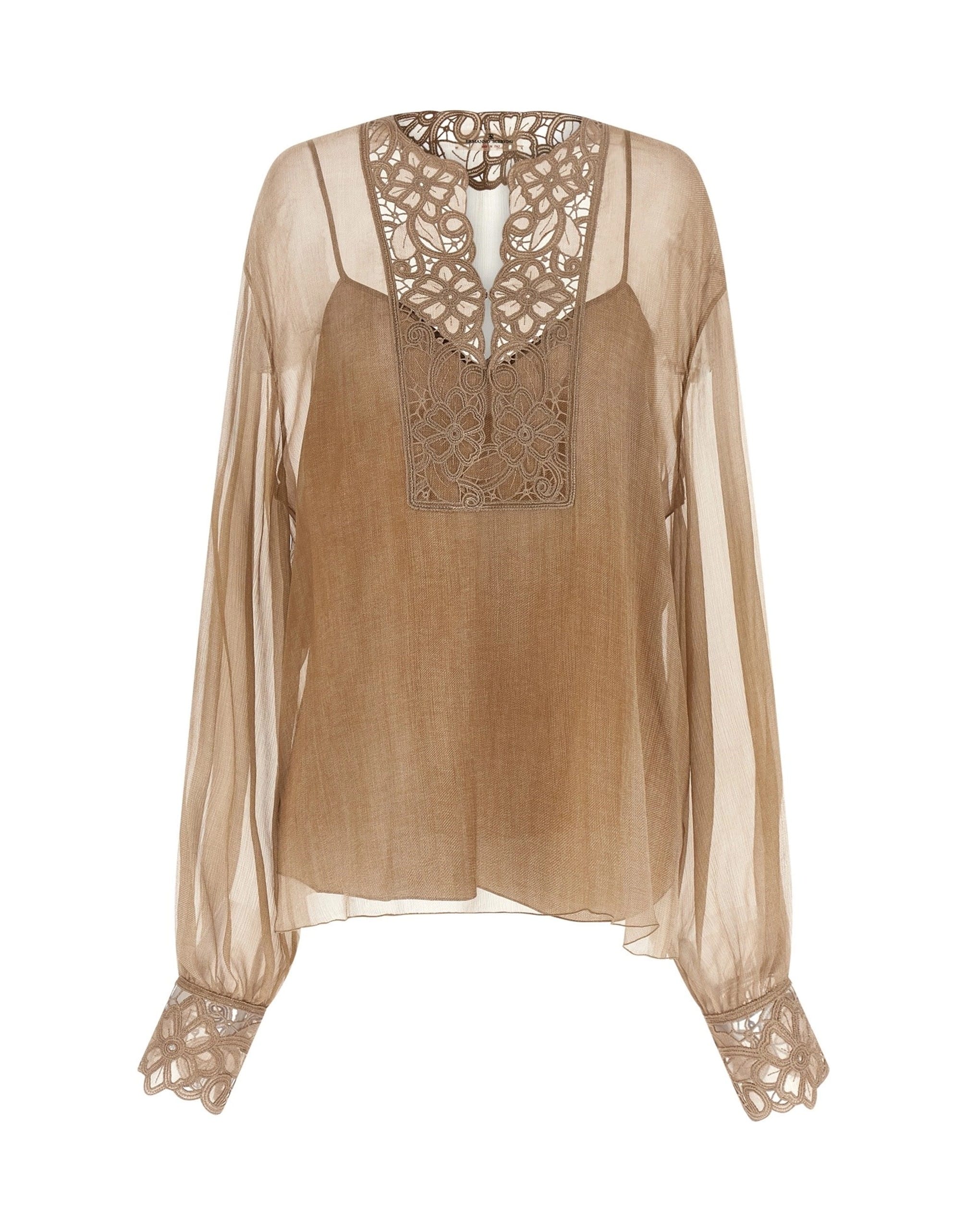 Ermanno Scervino Ermanno Scervino Floral Carving Blouse