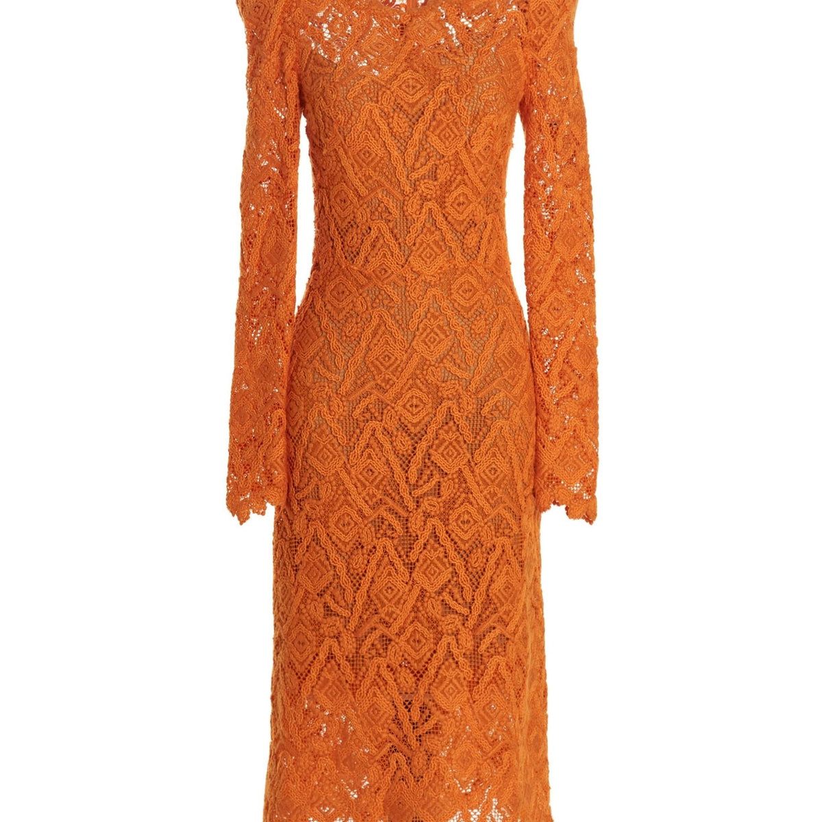 Ermanno Scervino Macramé Lace Dress