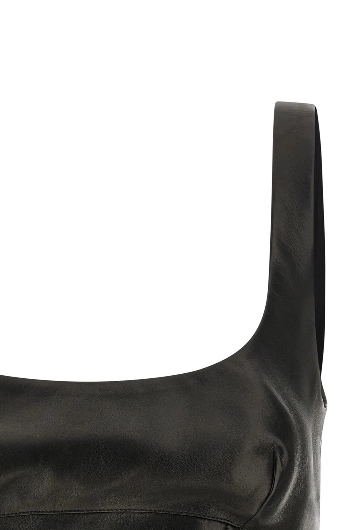 Ermanno Scervino Ermanno Scervino Peplos Leather Top