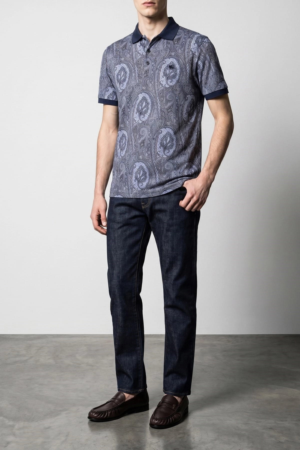 Etro Arnica Paisley Polo Shirt - alternate view