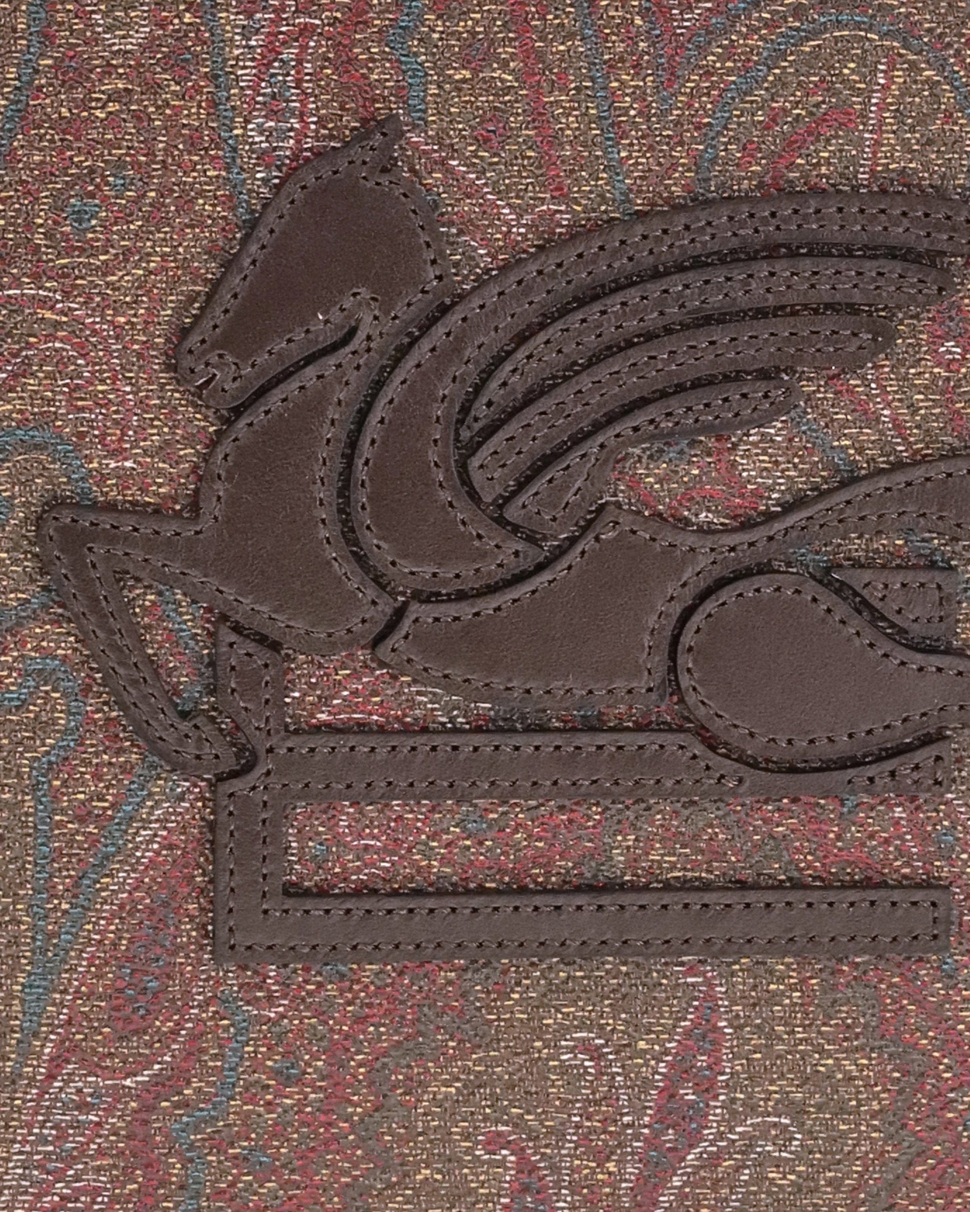 Etro Arnica Pouch With Pegasus Embroidery