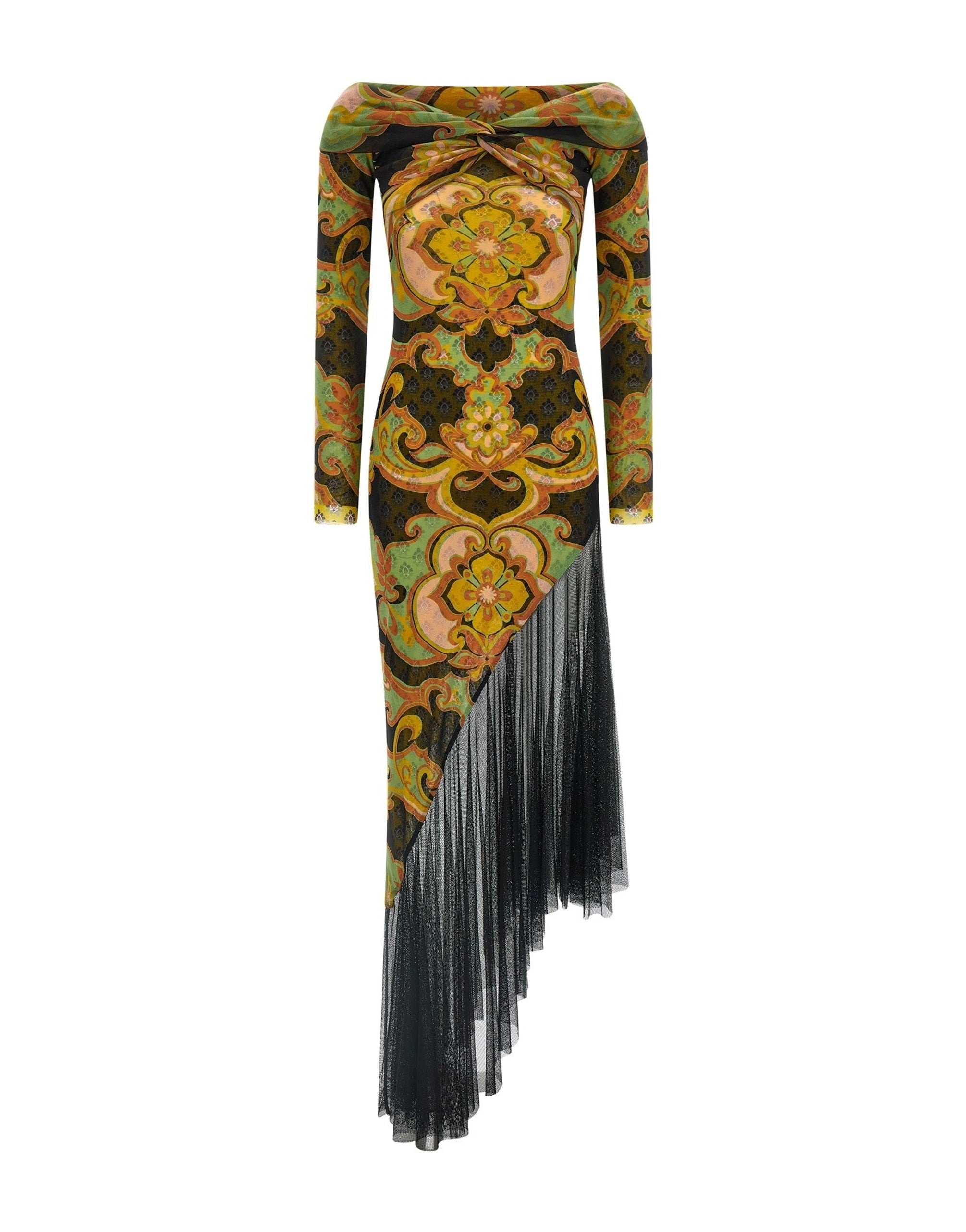 Etro Asymmetric Double Layer Dress