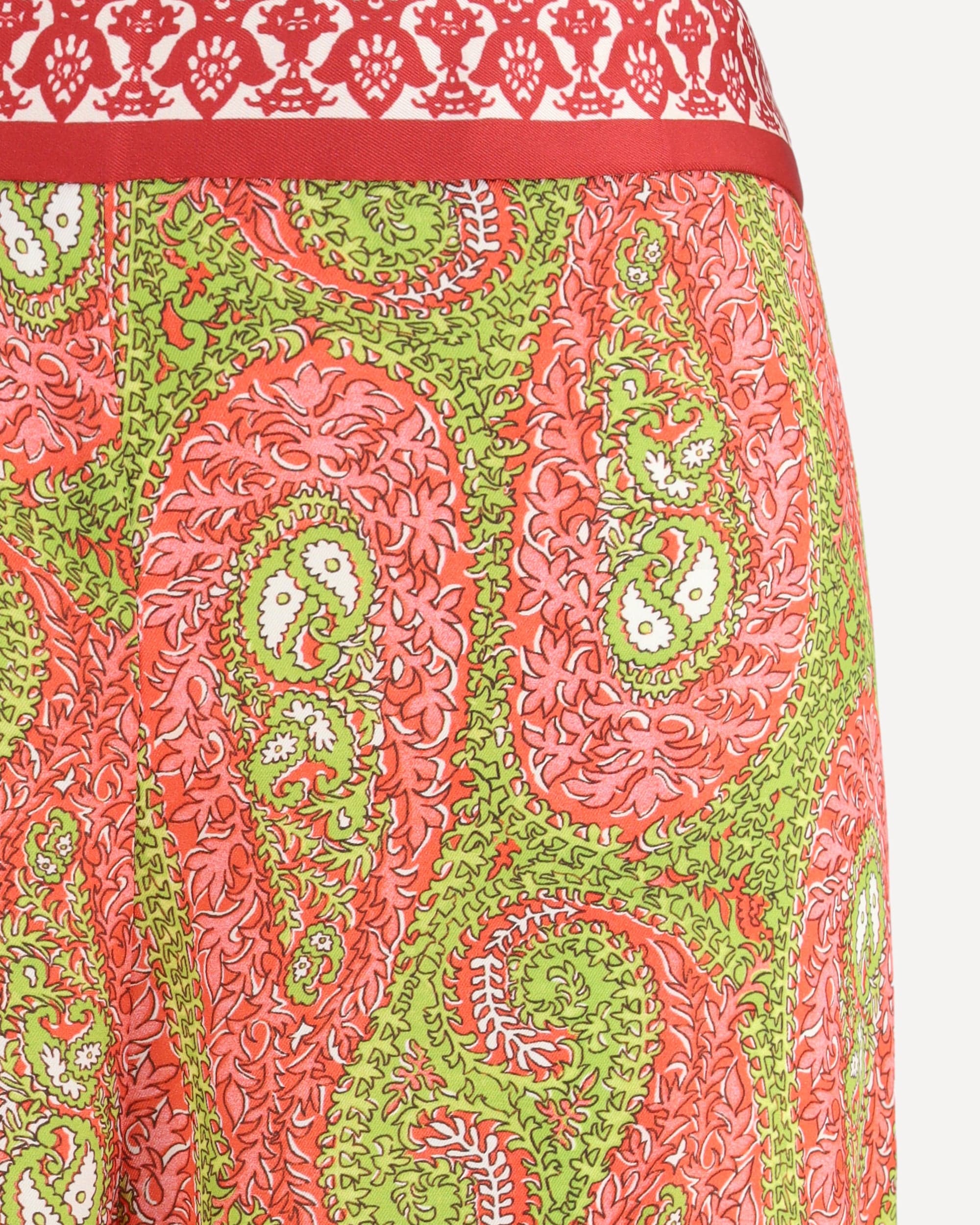 Etro Bootcut Trousers With Paisley Foliage Print