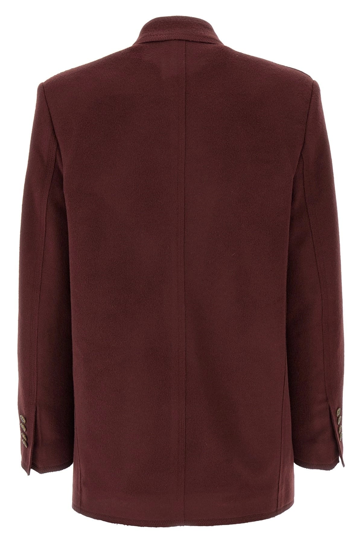 Etro Etro Bordeaux Double-Breasted Blazer