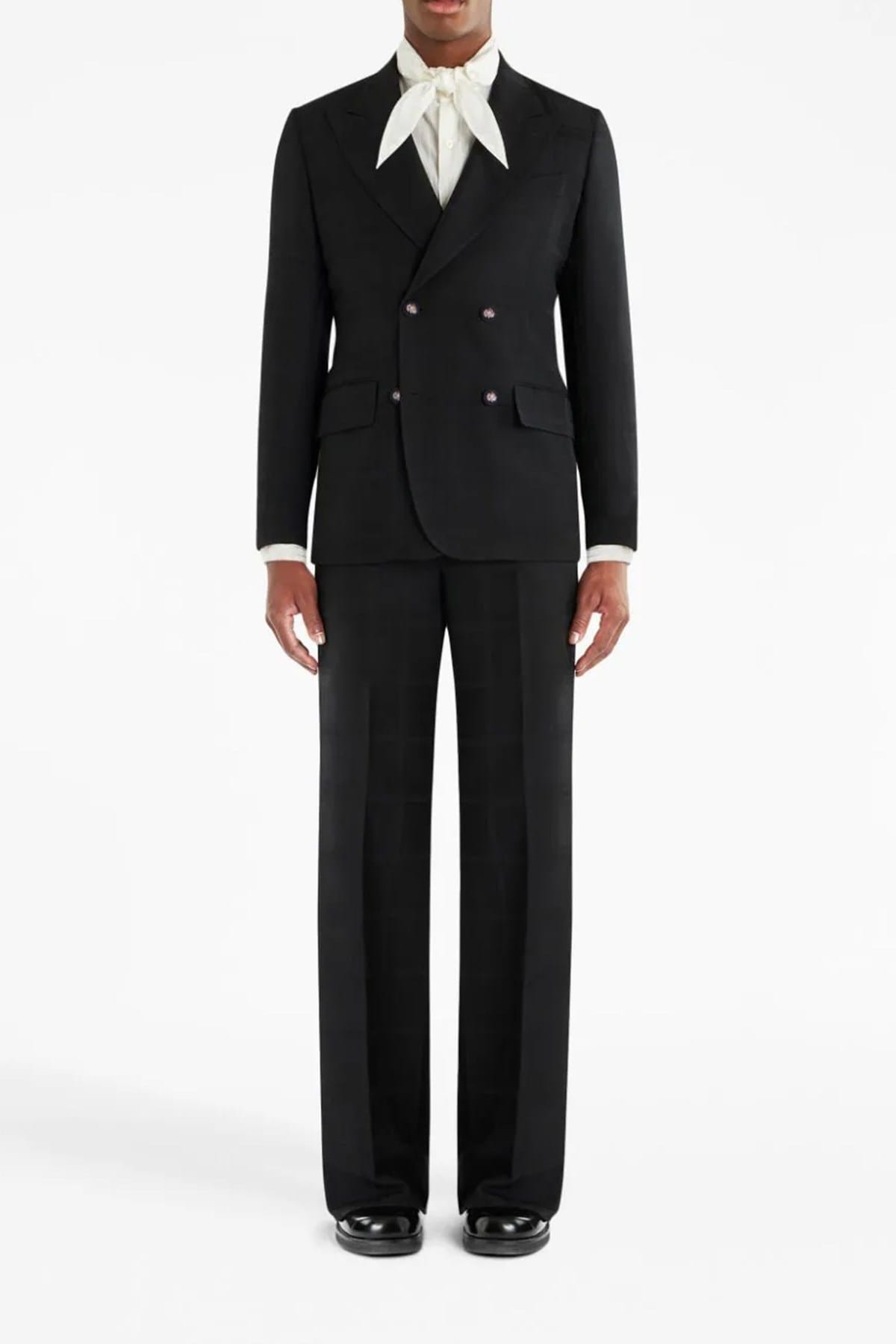 Etro Check Double-Breasted Blazer - alternate view